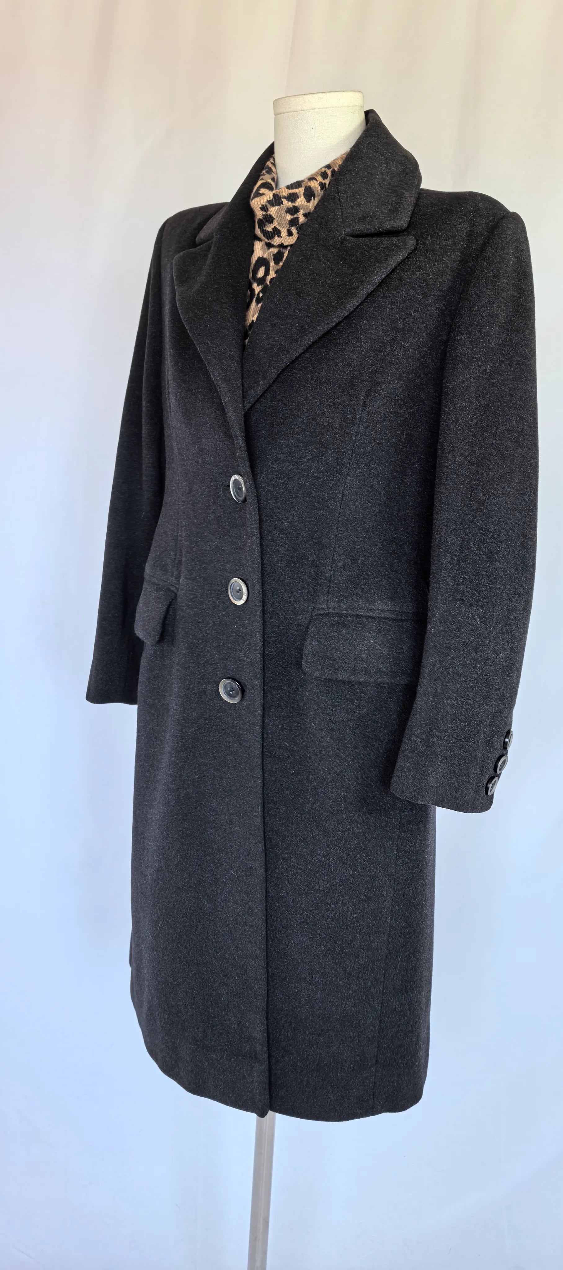 Palton din lana si casmir- Misto Cashmere