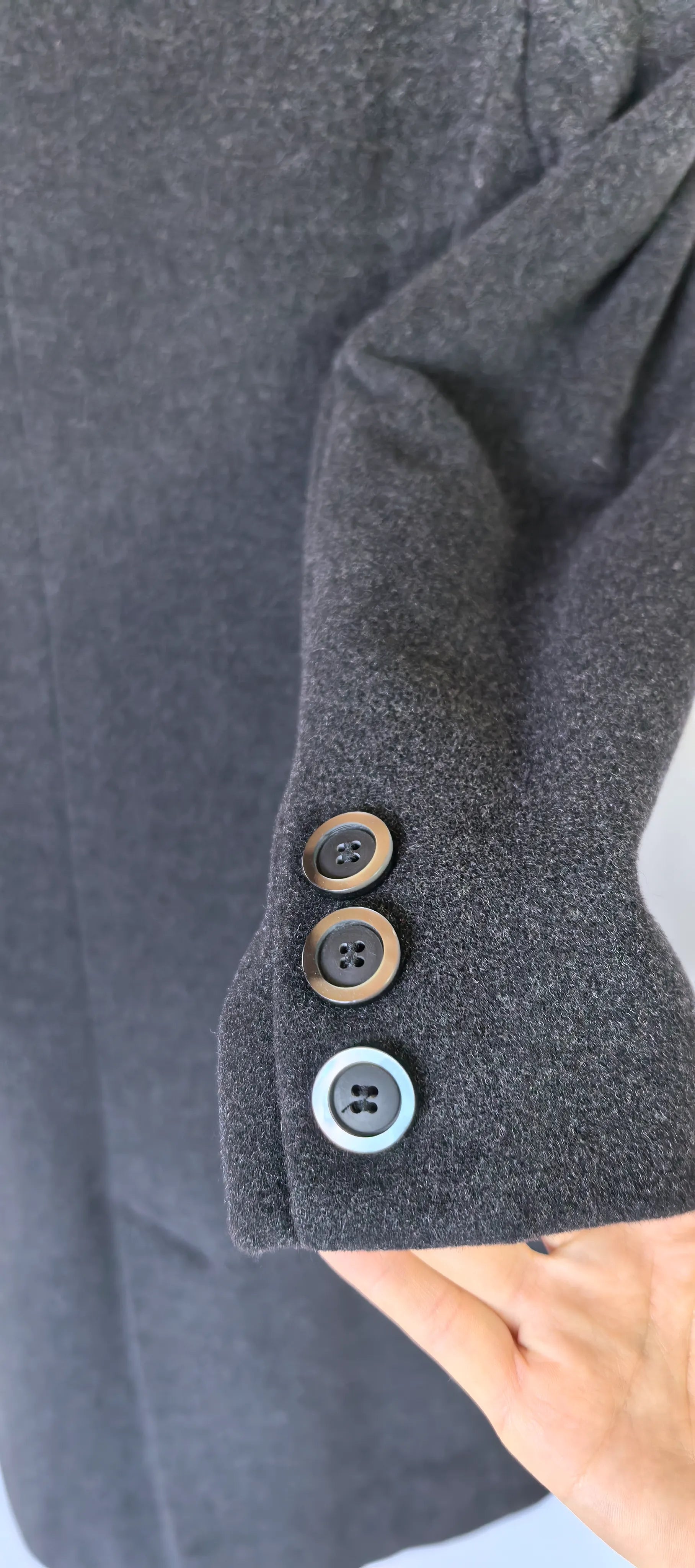 Palton din lana si casmir- Misto Cashmere