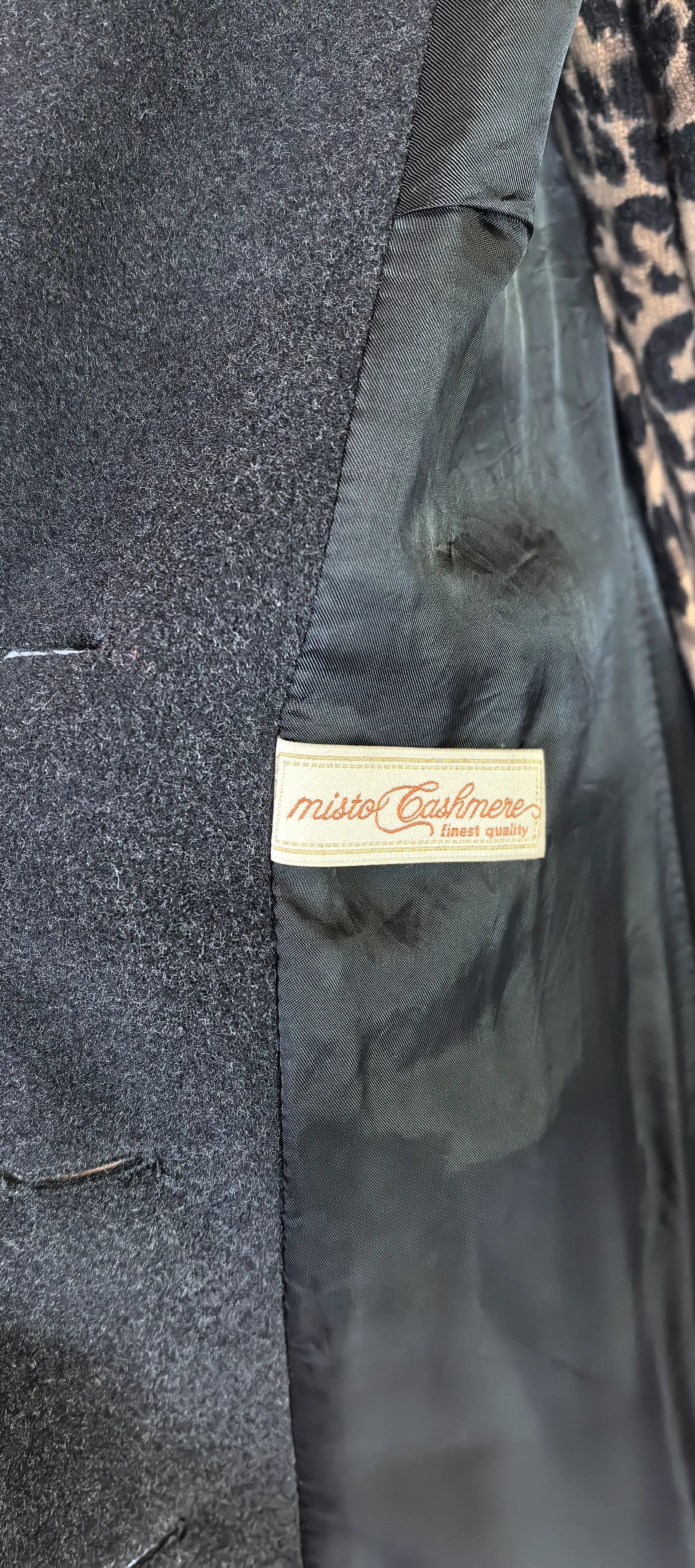 Palton din lana si casmir- Misto Cashmere