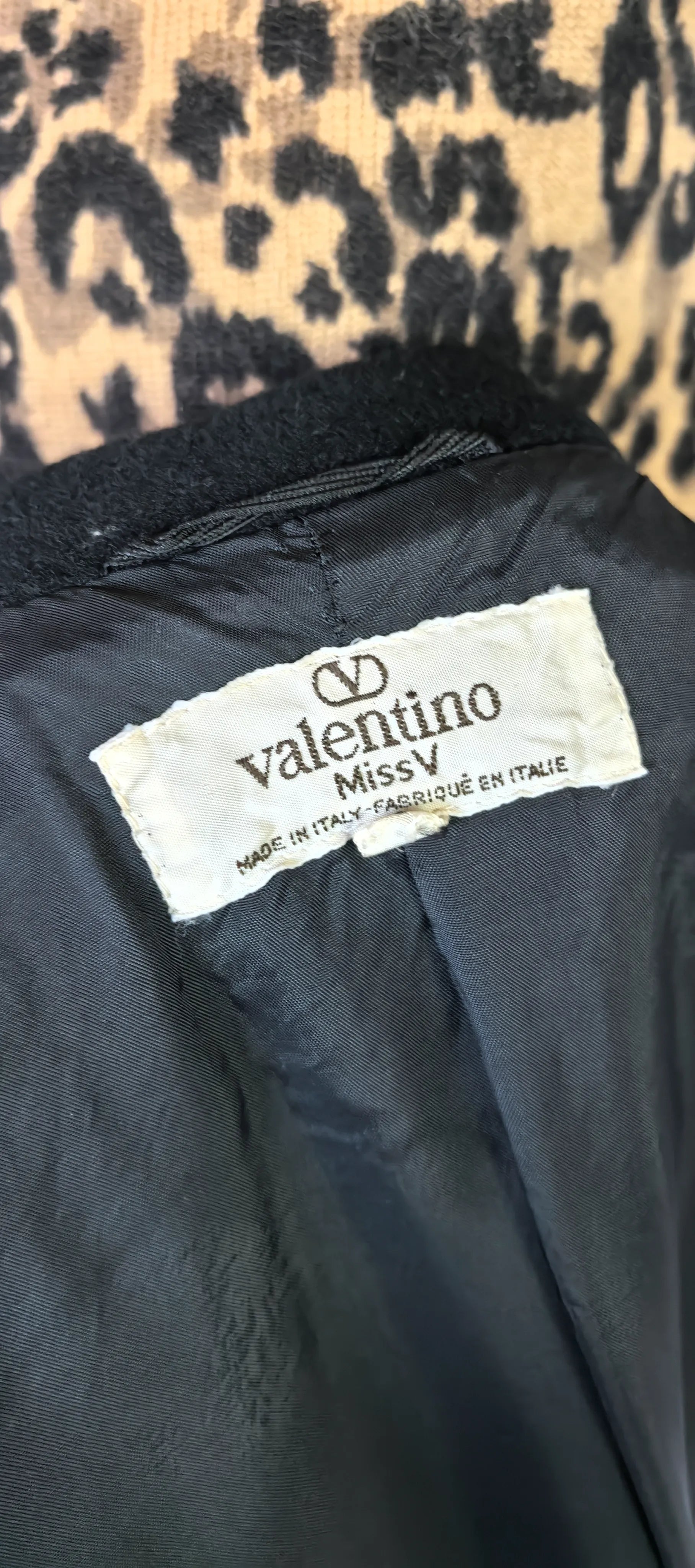 Palton amplu vintage din lana - Valentino MissV