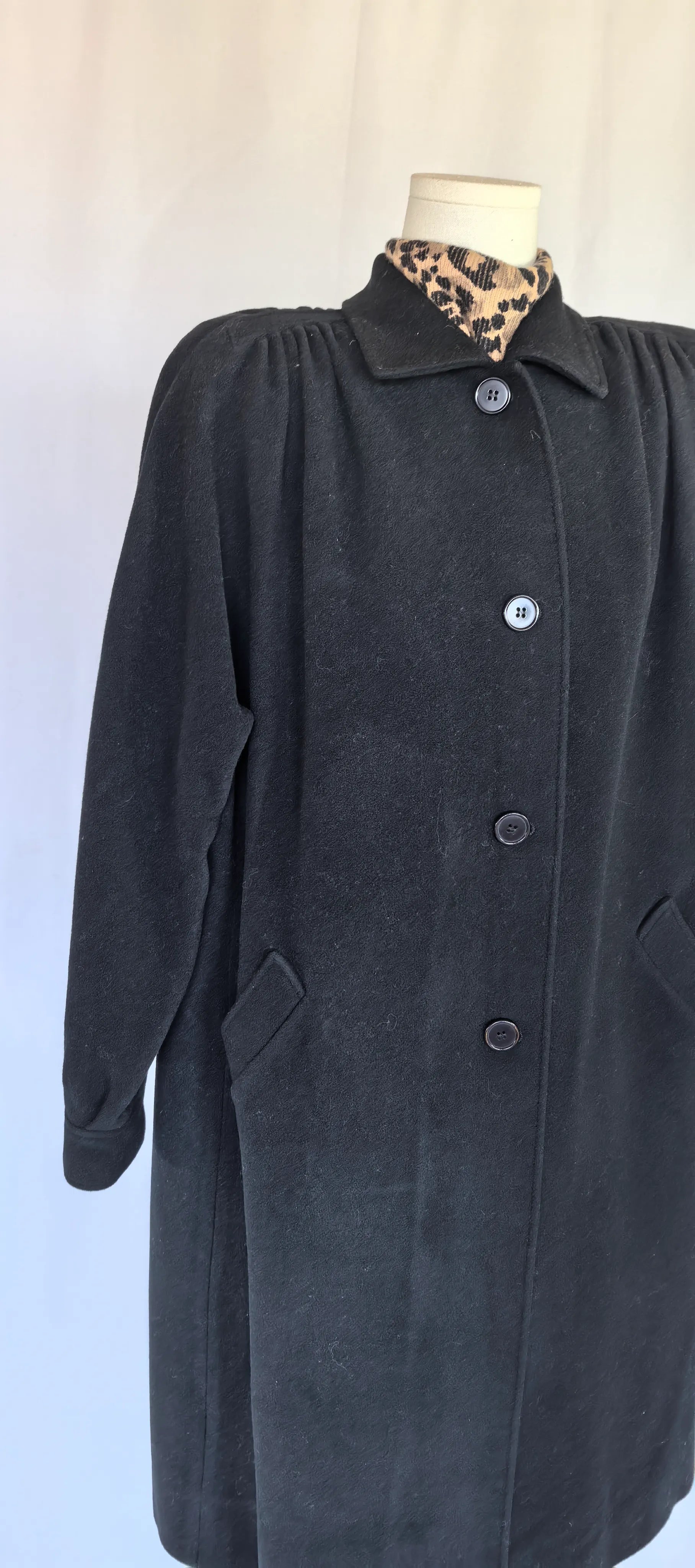 Palton amplu vintage din lana - Valentino MissV