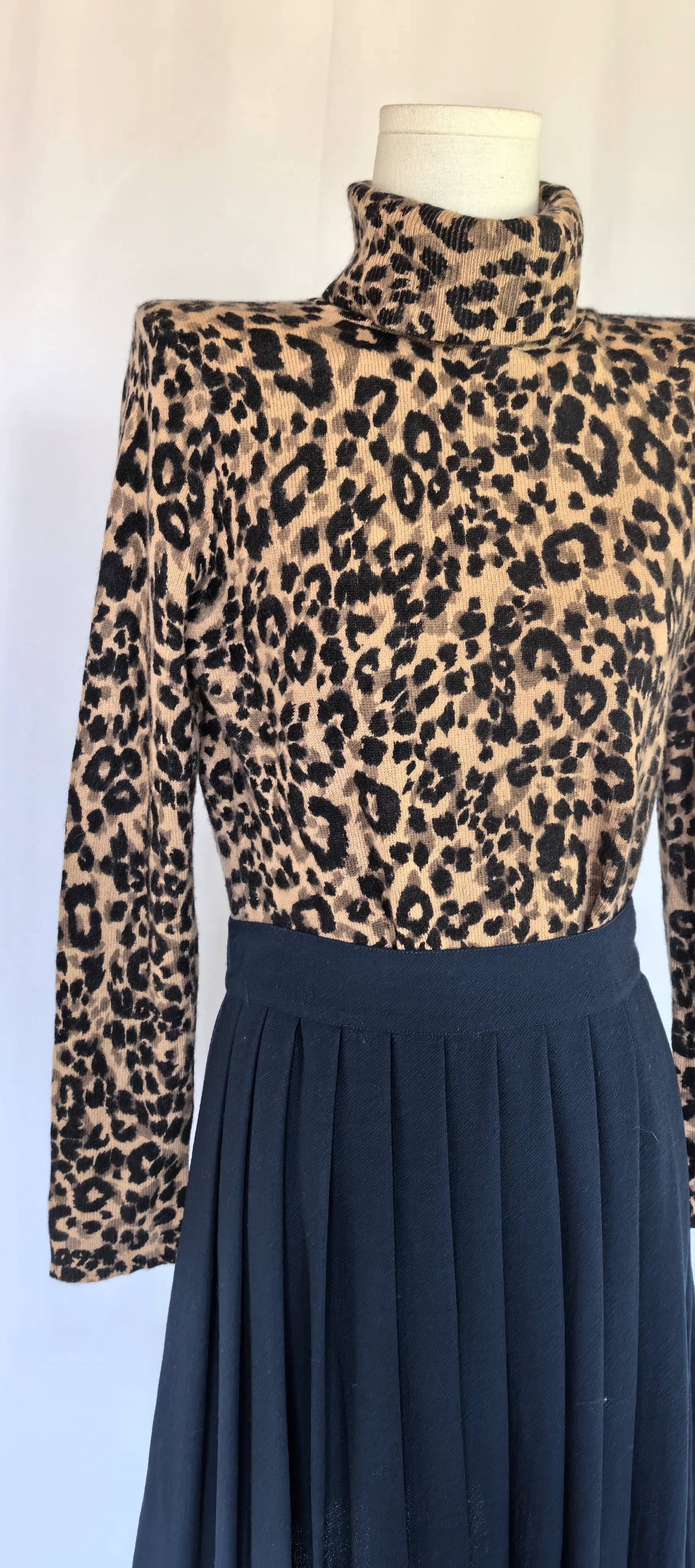 Helanca animal print din casmir - Charter Club