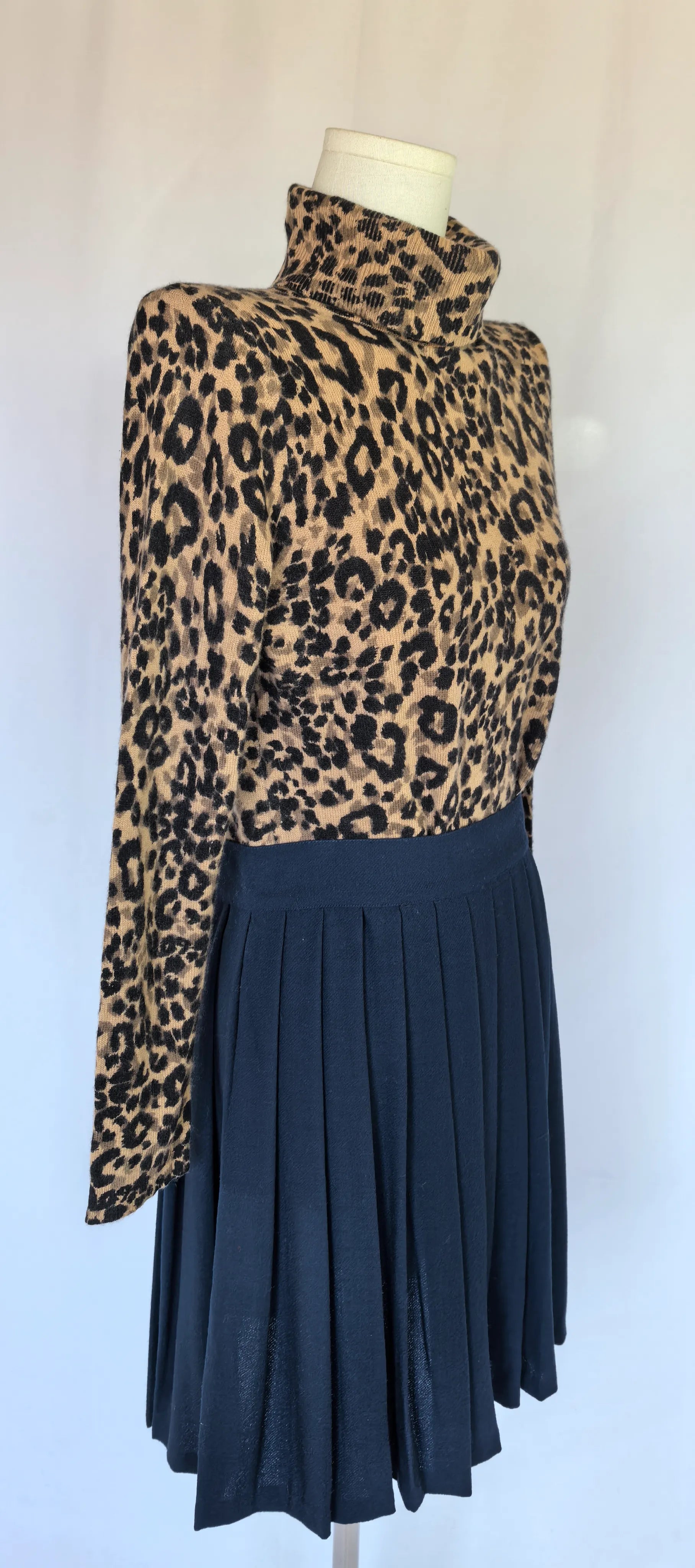 Helanca animal print din casmir - Charter Club