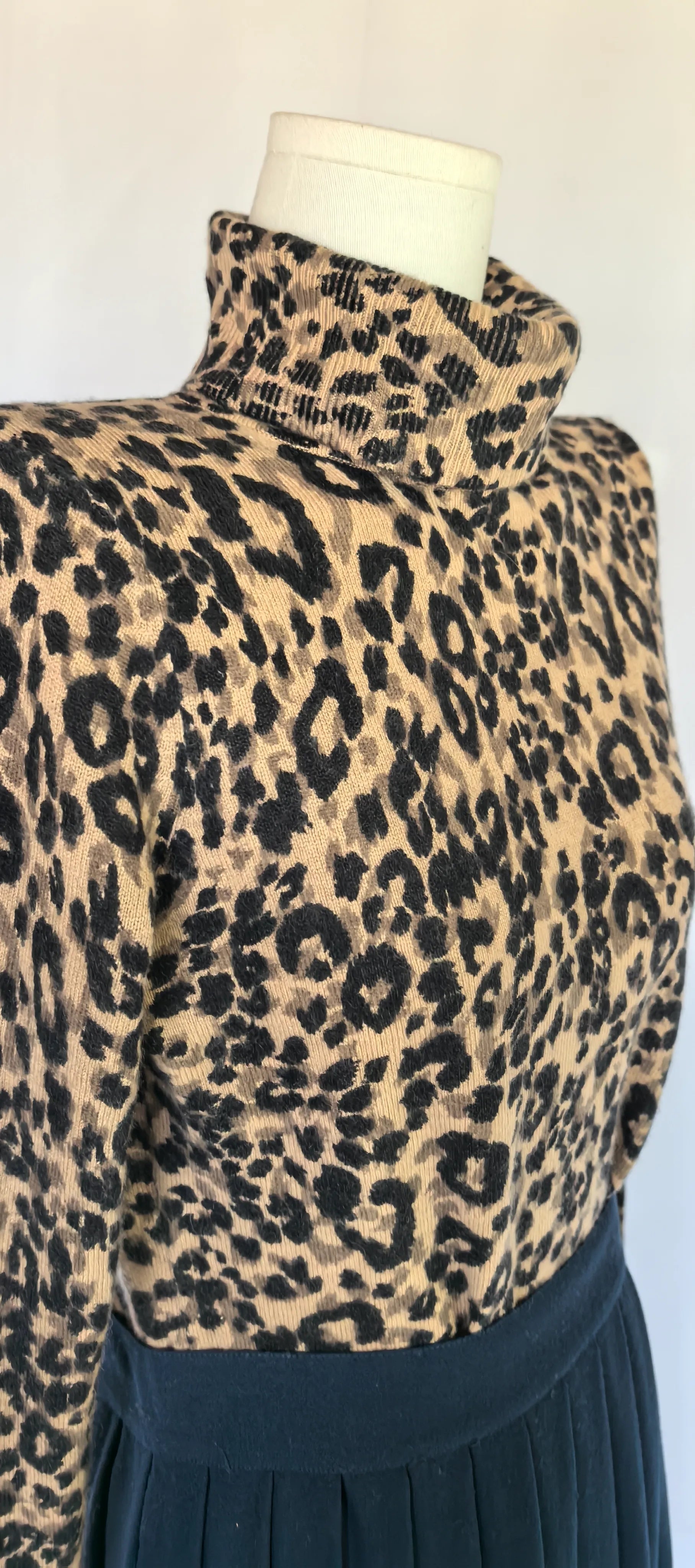 Helanca animal print din casmir - Charter Club