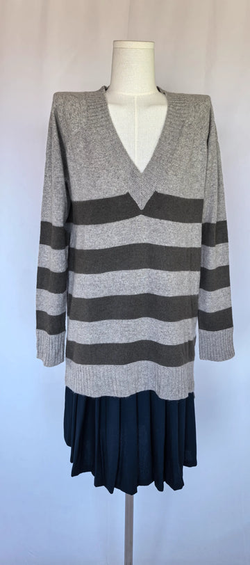 Pulover din casmir lung