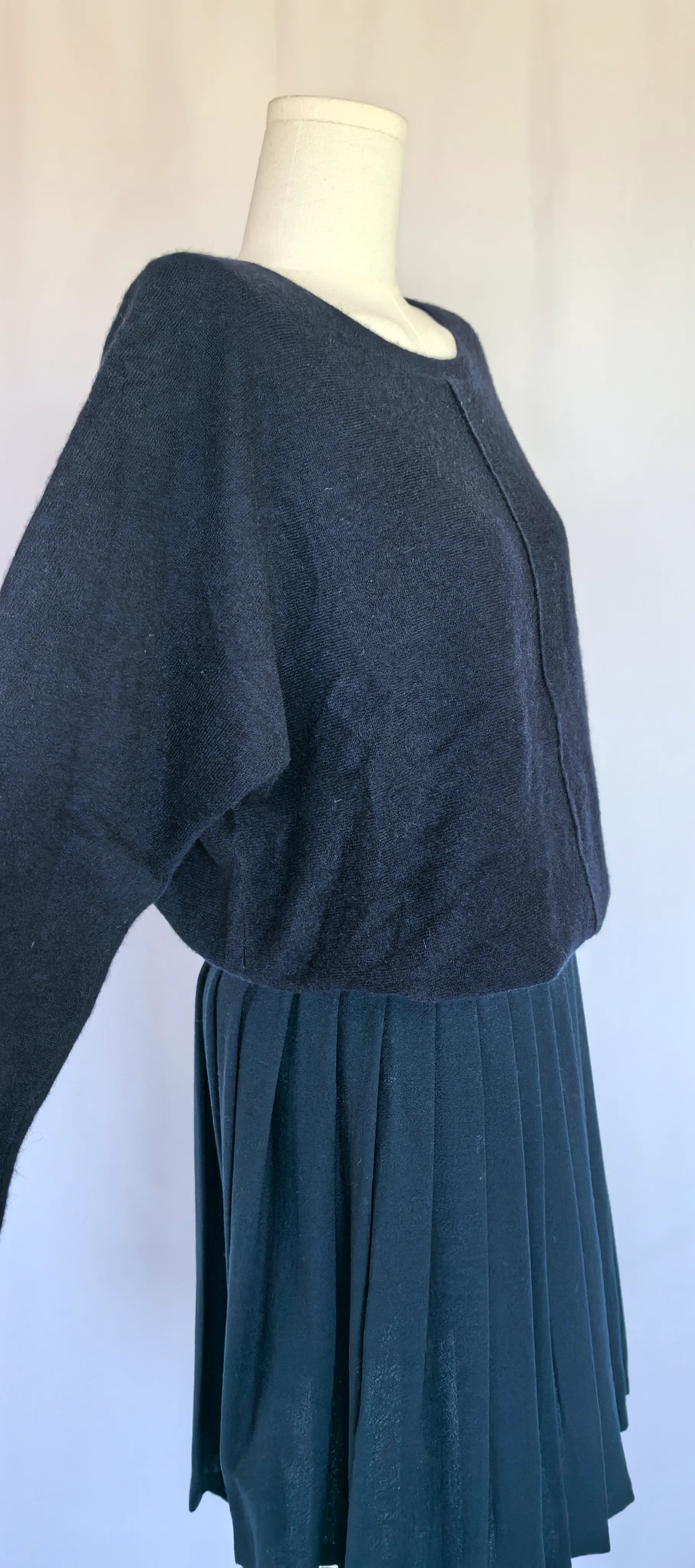 Pulover navy oversized din casmir - Pure Amici