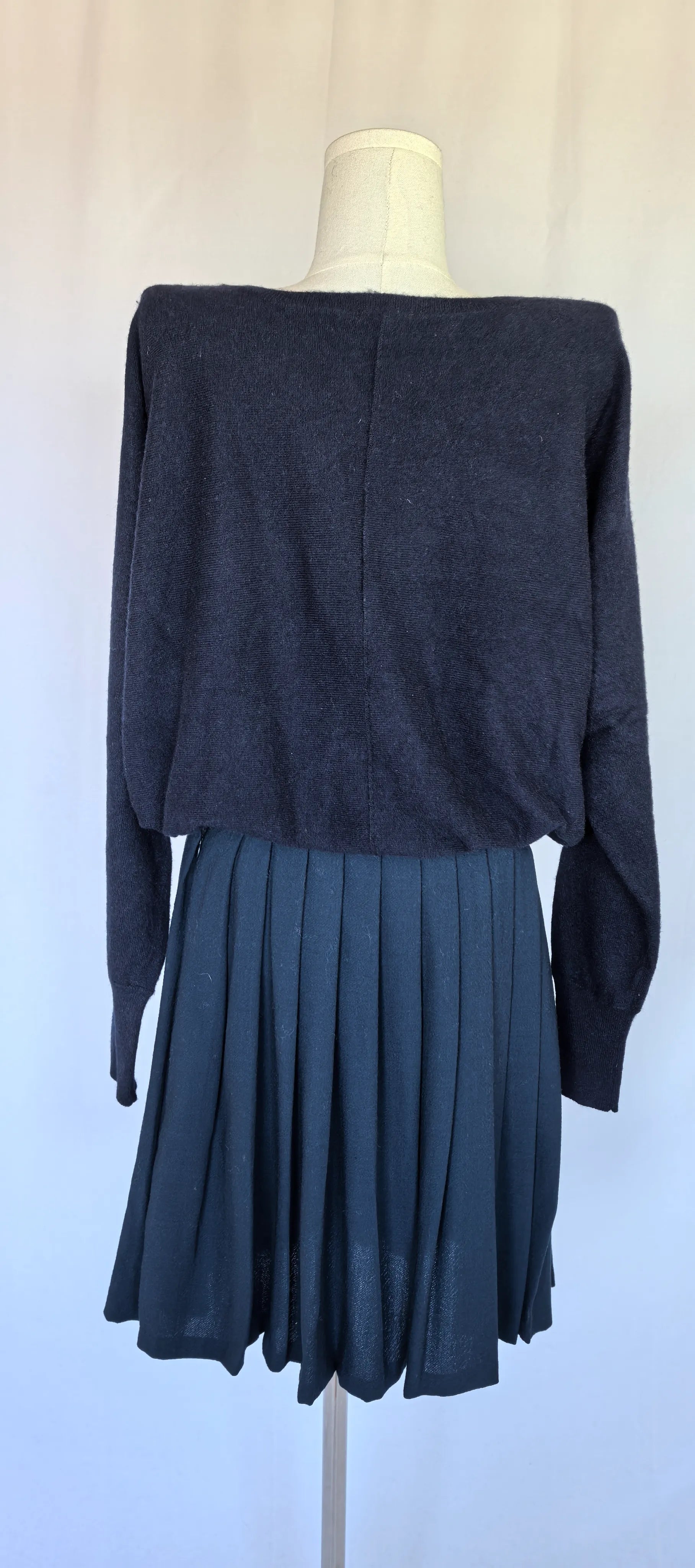 Pulover navy oversized din casmir - Pure Amici