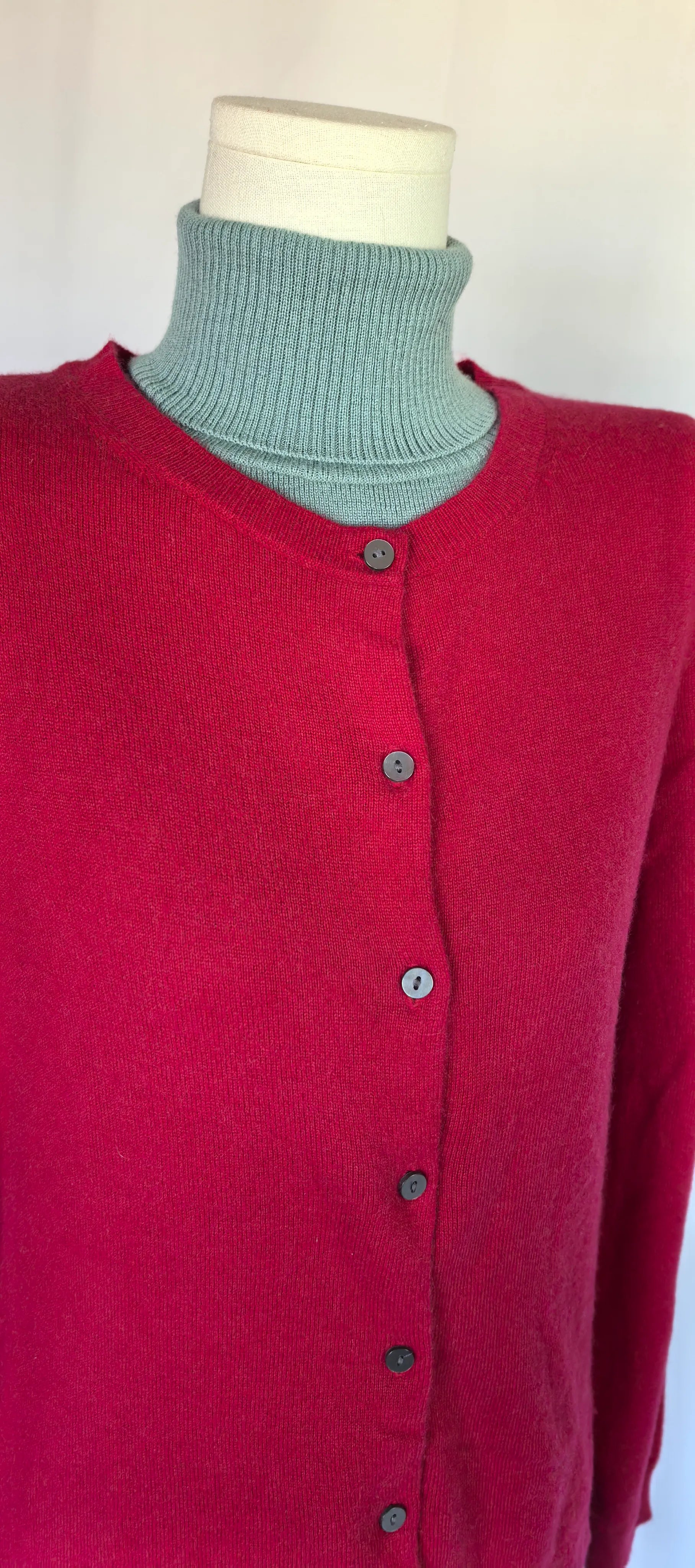 Cardigan din casmir -Lands'end