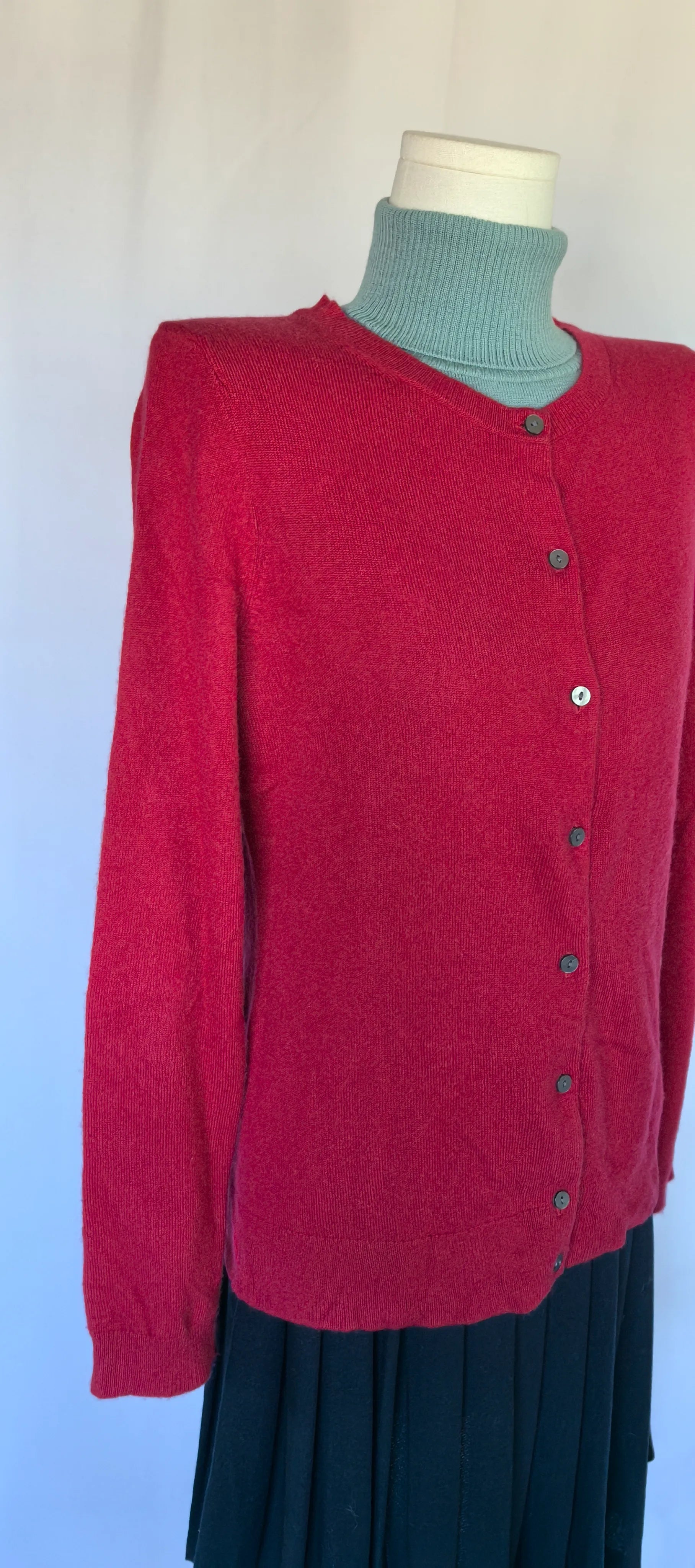 Cardigan din casmir -Lands'end