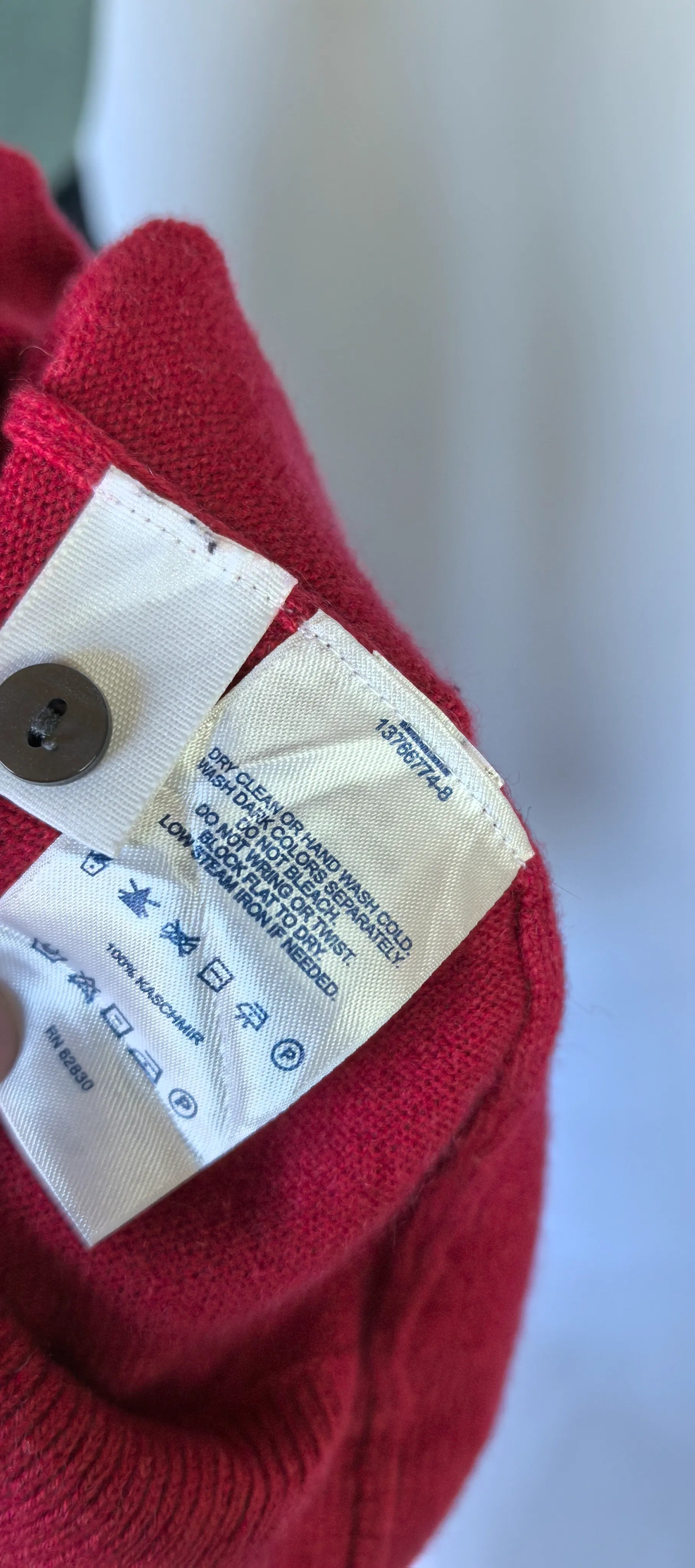 Cardigan din casmir -Lands'end