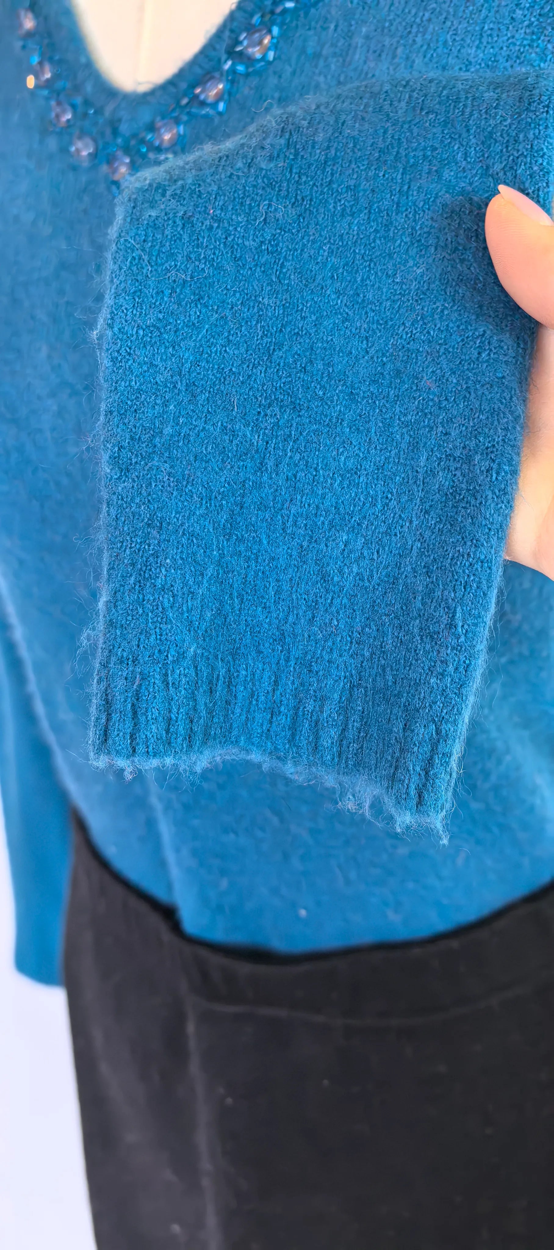 Pulover din lana si mohair -Zephizus - M