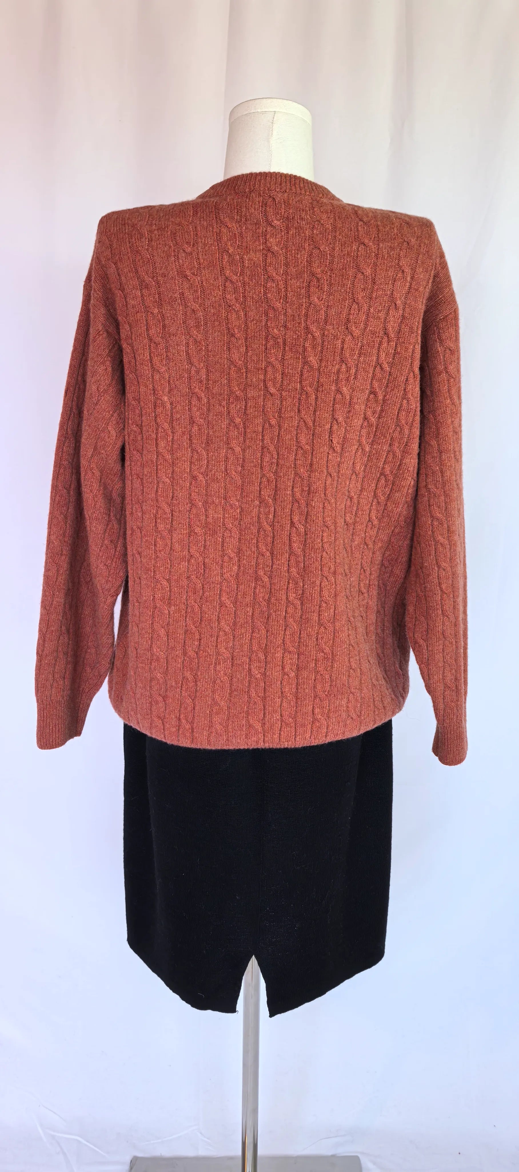 Pulover cu torsade din pura lana virgina