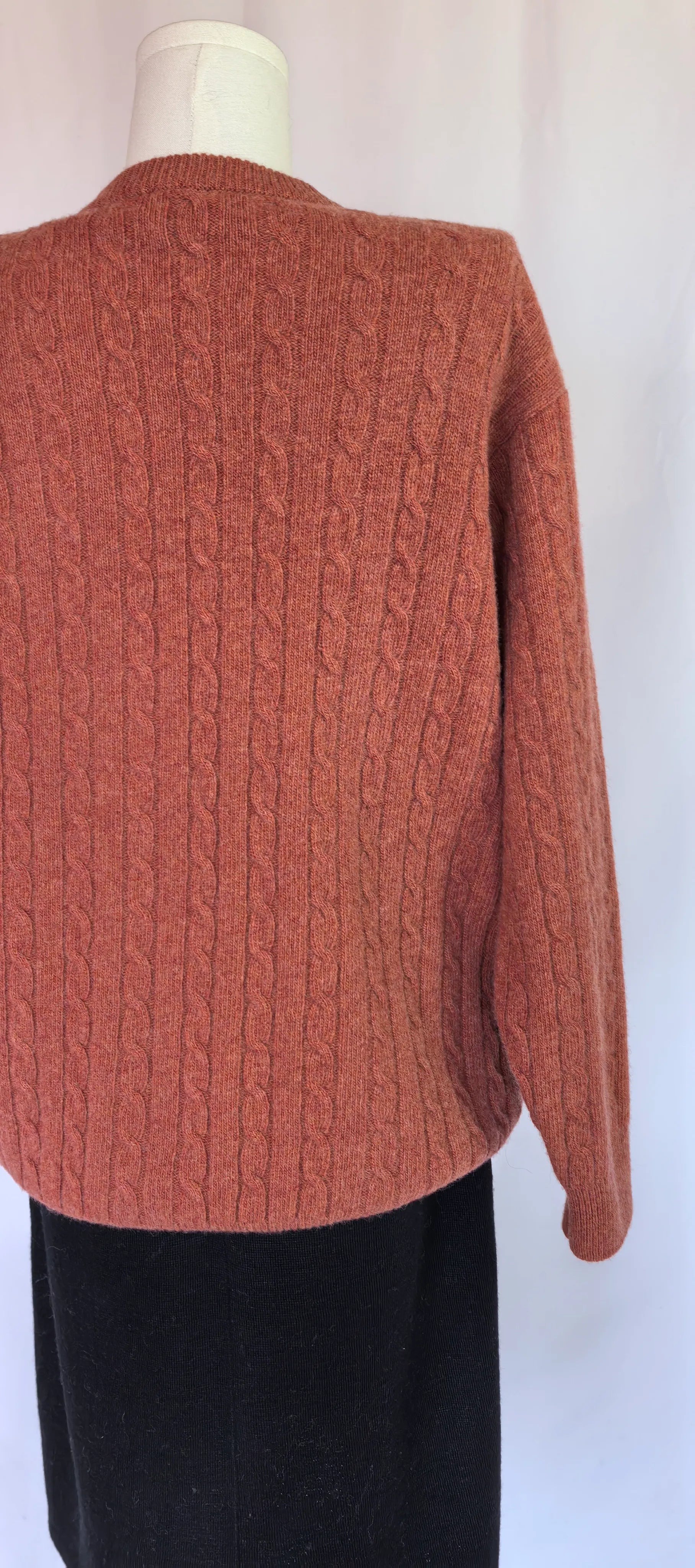 Pulover cu torsade din pura lana virgina