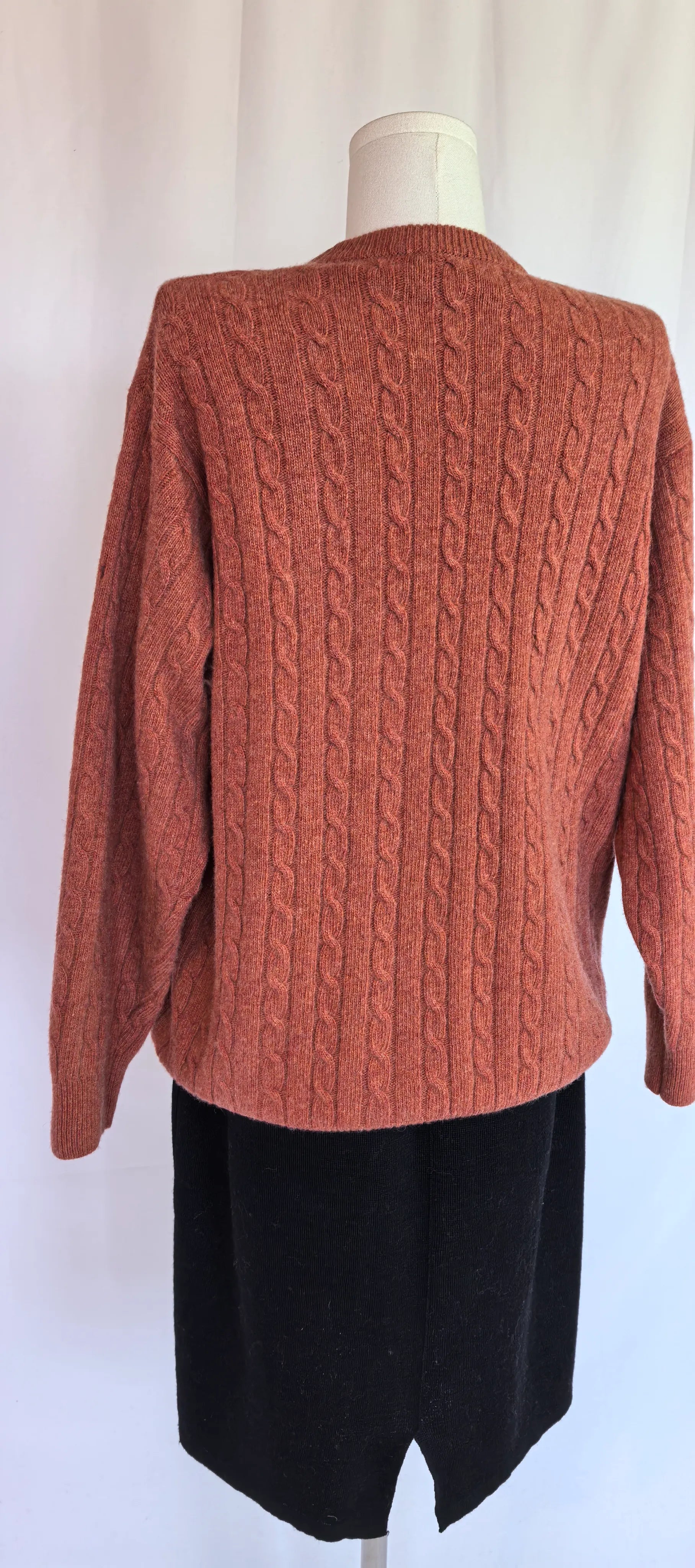 Pulover cu torsade din pura lana virgina