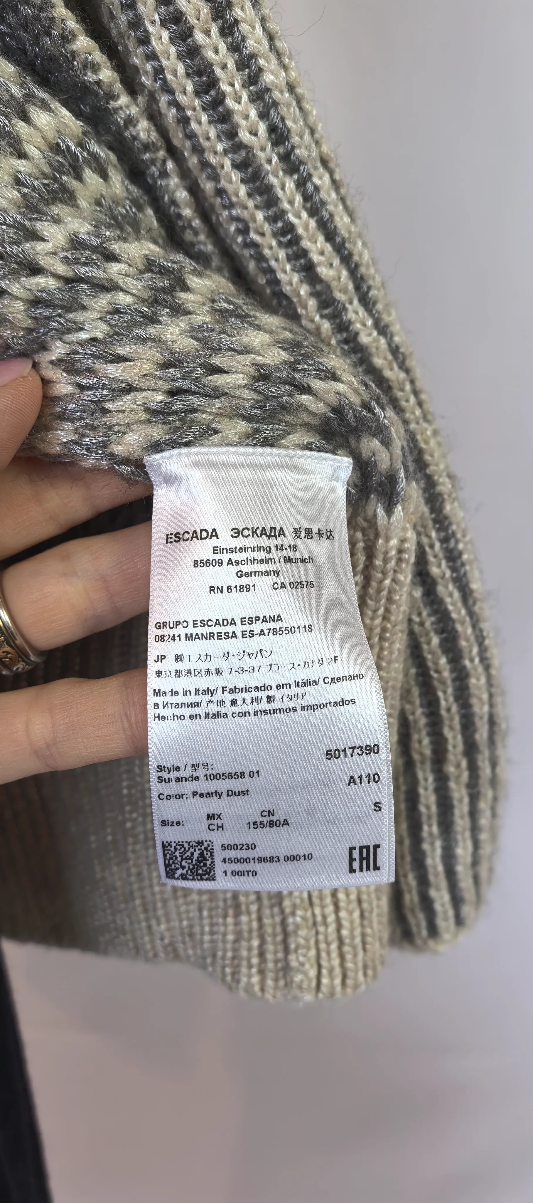 Cardigan blend de lana Escada