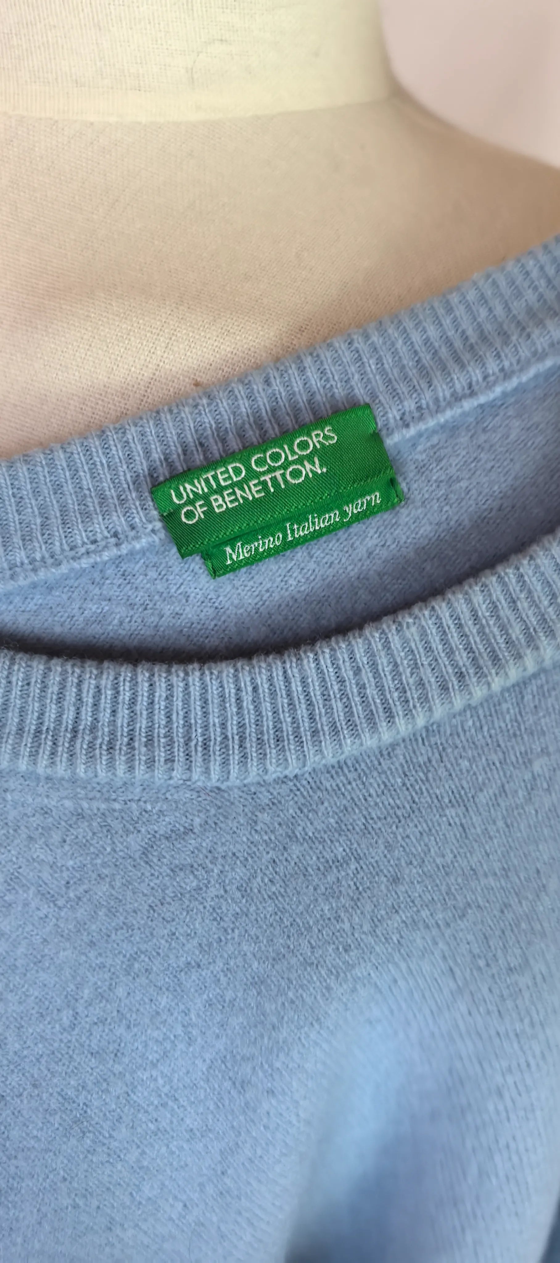 Pulover din merino - Benetton - S