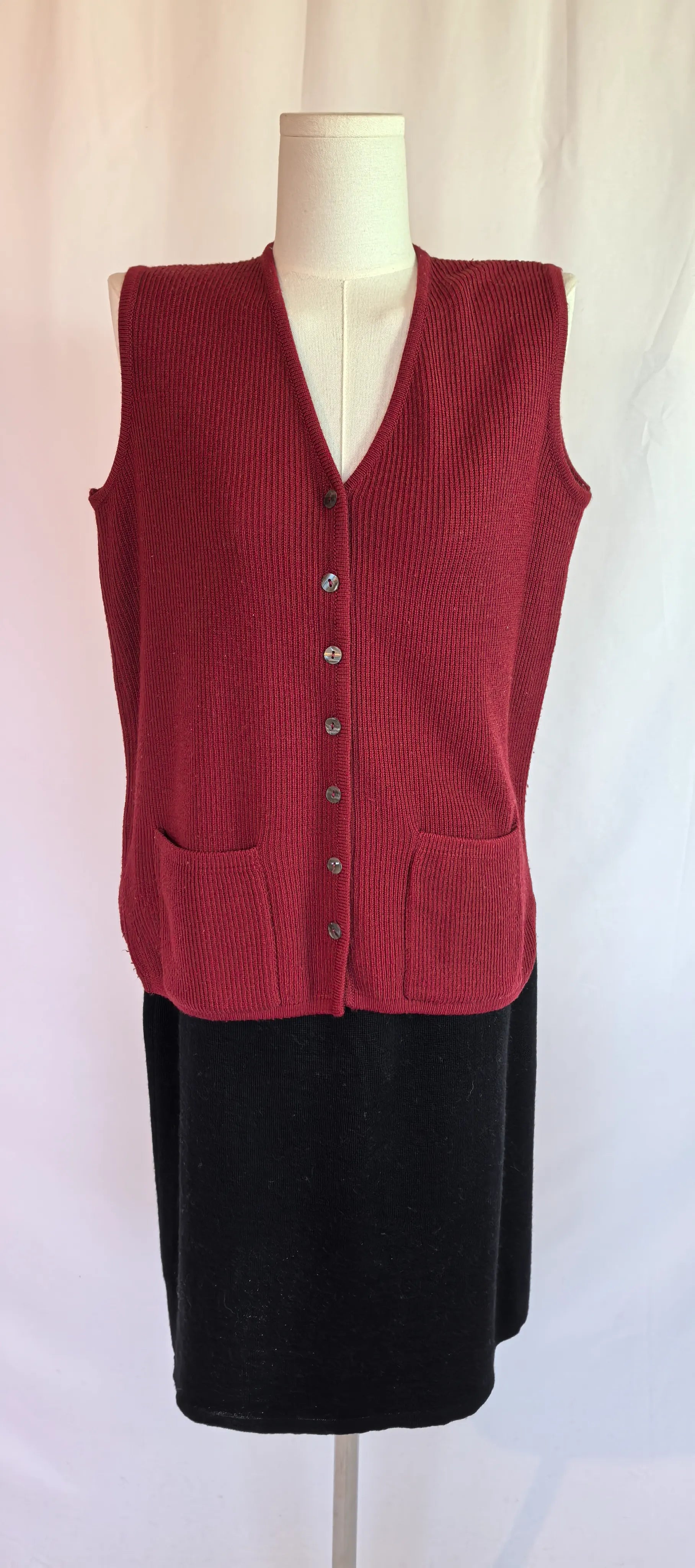 Vesta burgundy de lana - Maglificio Colombo -M