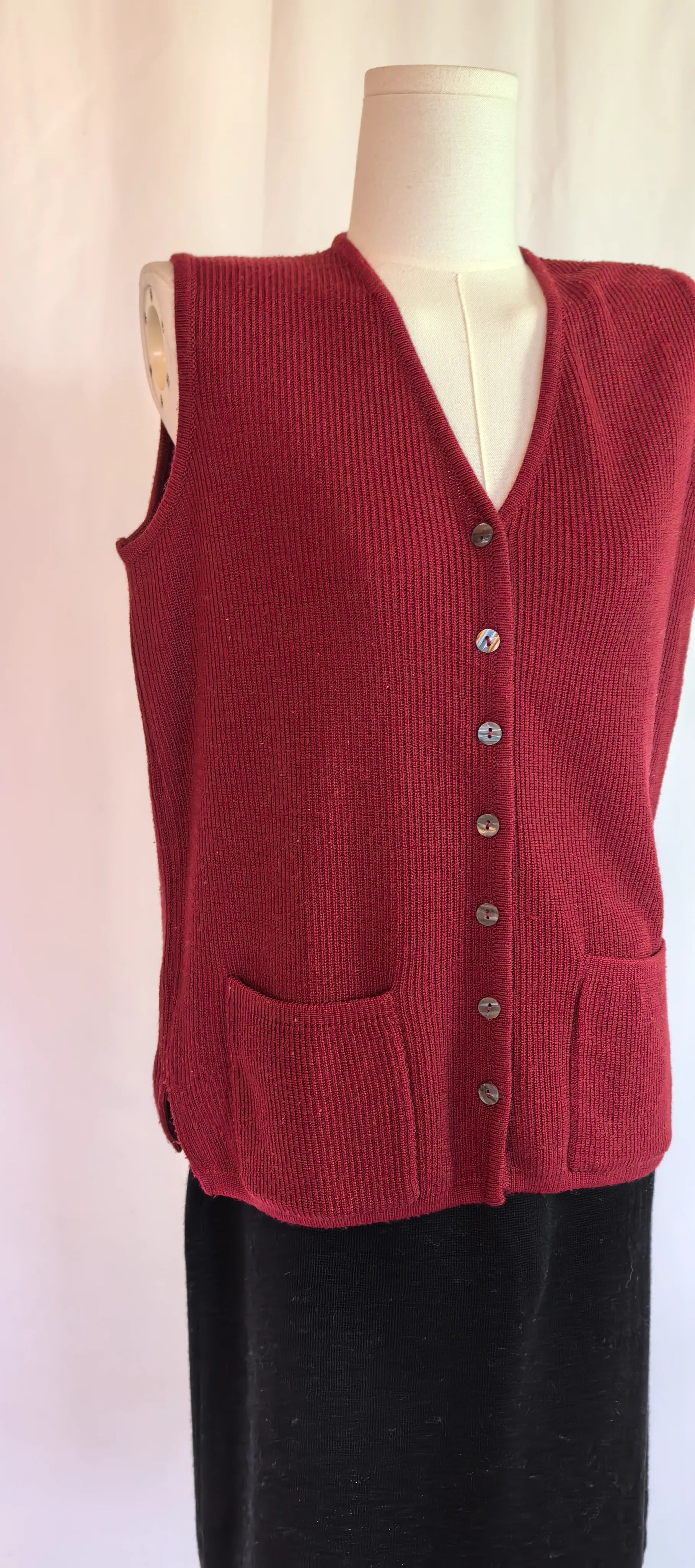 Vesta burgundy de lana - Maglificio Colombo -M