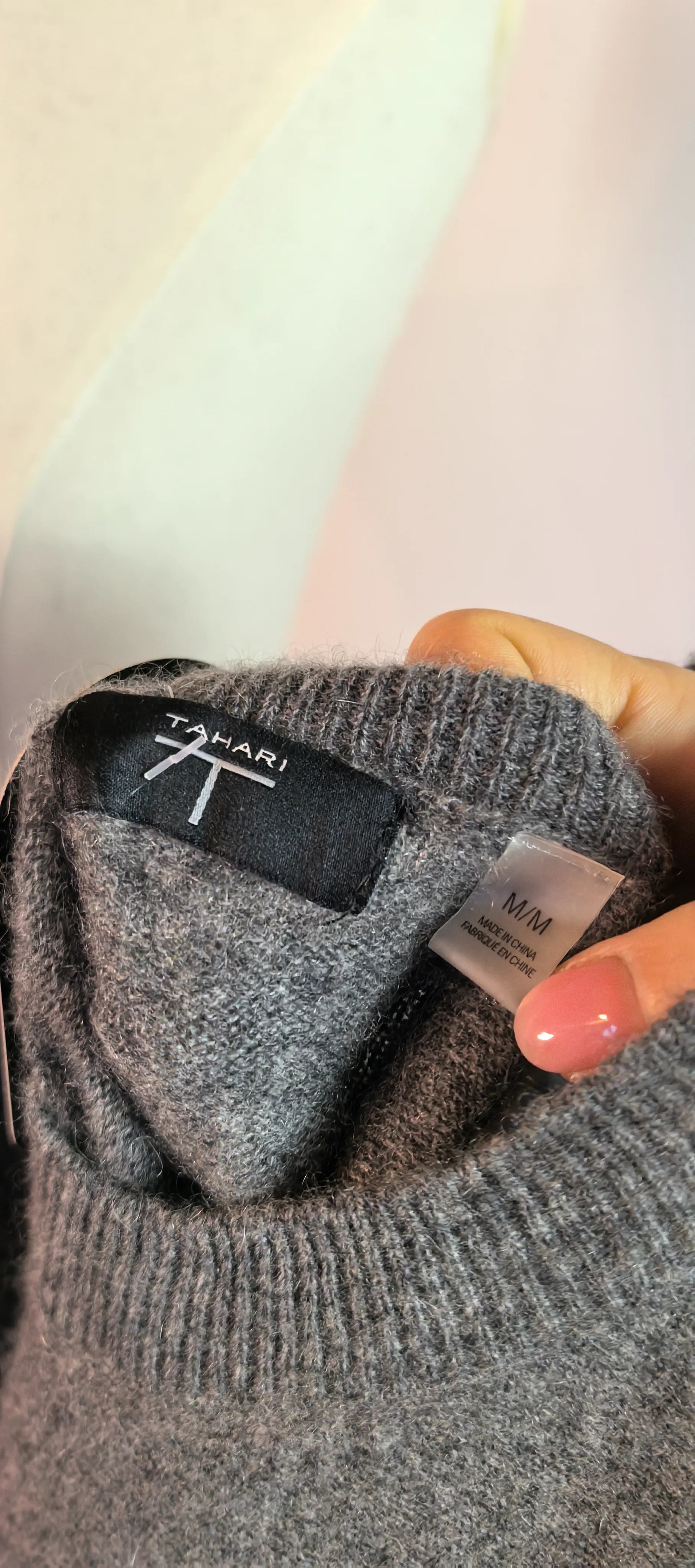 Pulover din casmir oversized- Tahari - M