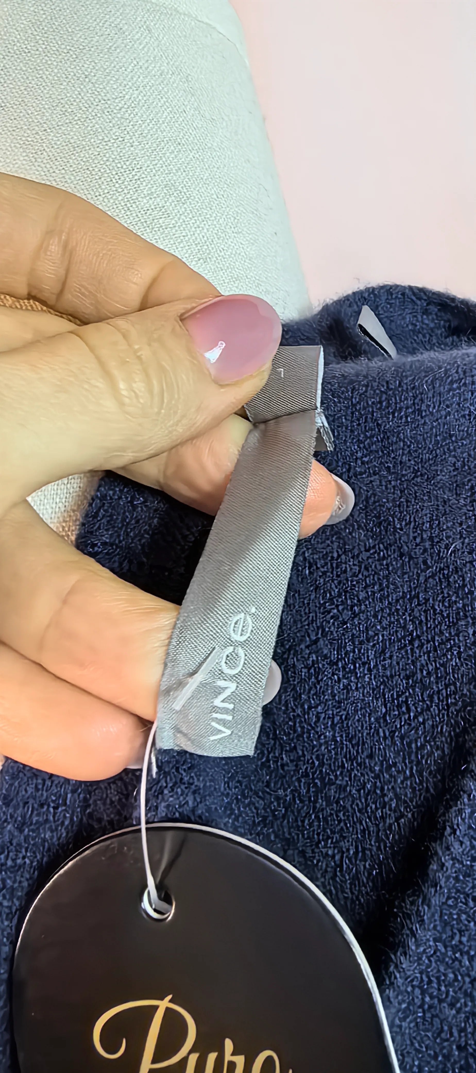 Pulover oversized din casmir - Vince - L