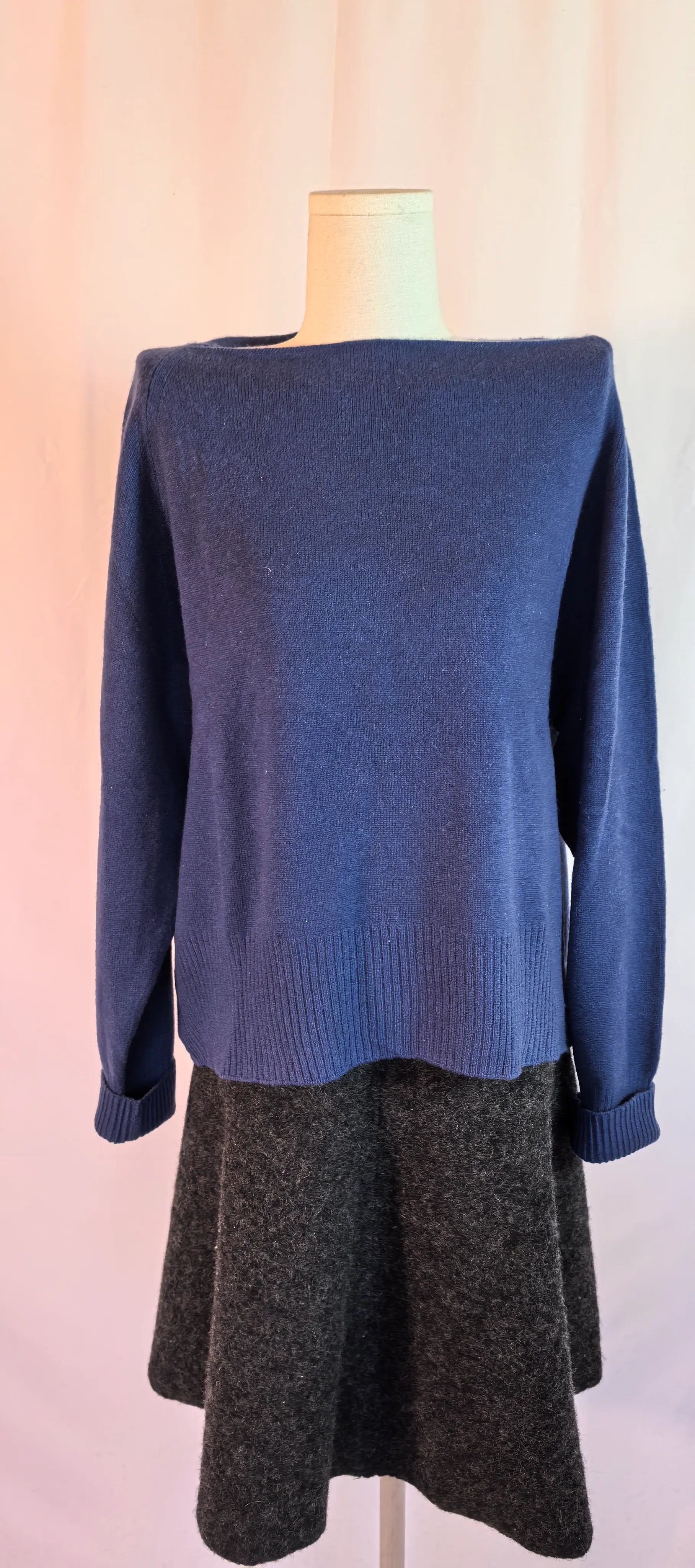 Pulover oversized din casmir - Vince - L