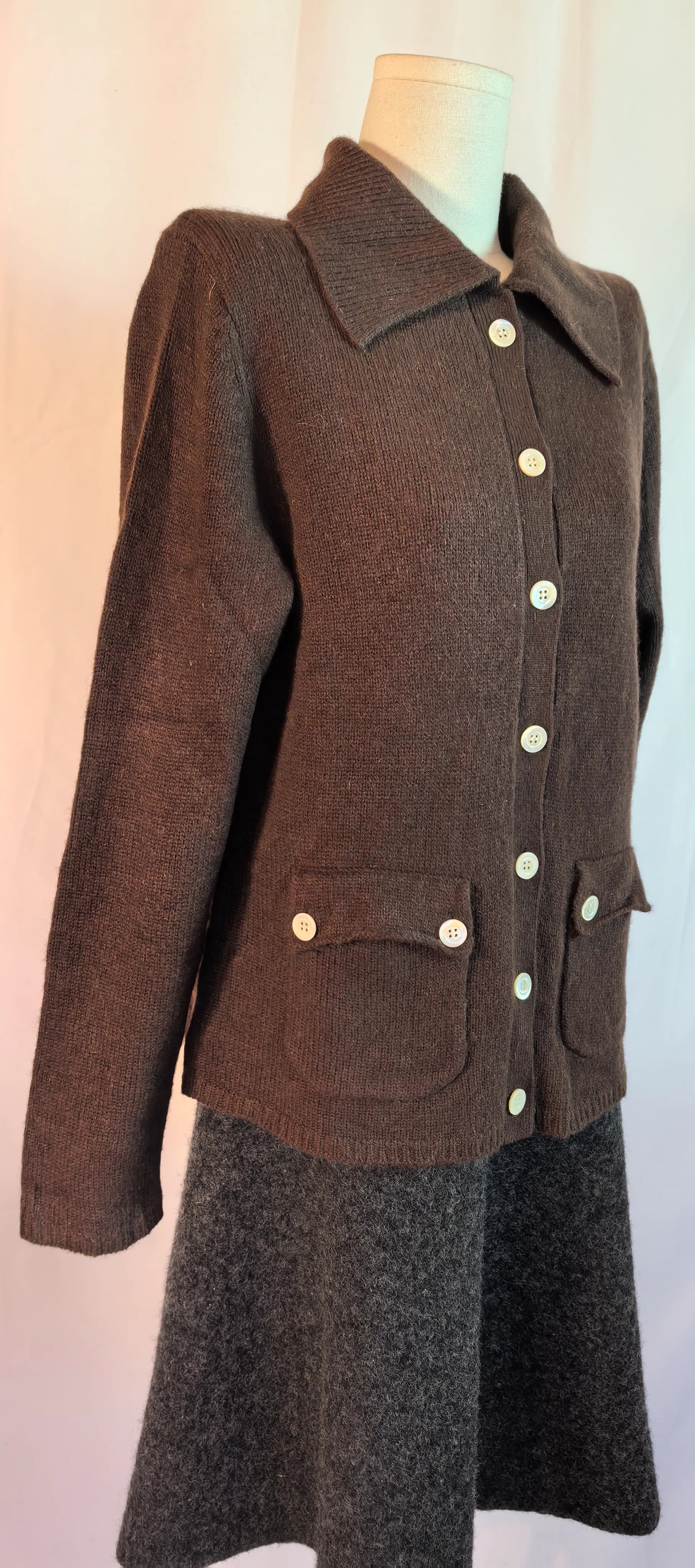 Cardigan gros din casmir - Sophia Milano - XL