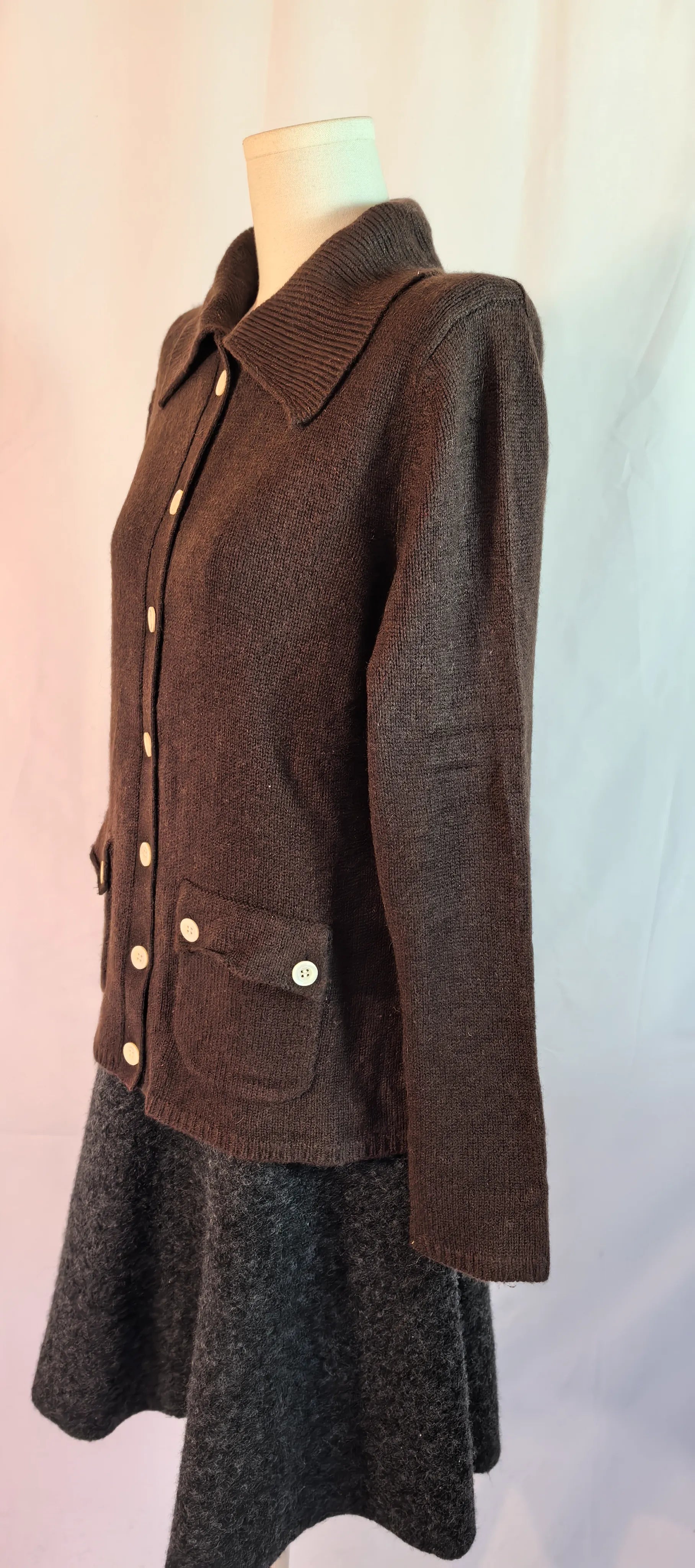 Cardigan gros din casmir - Sophia Milano - XL