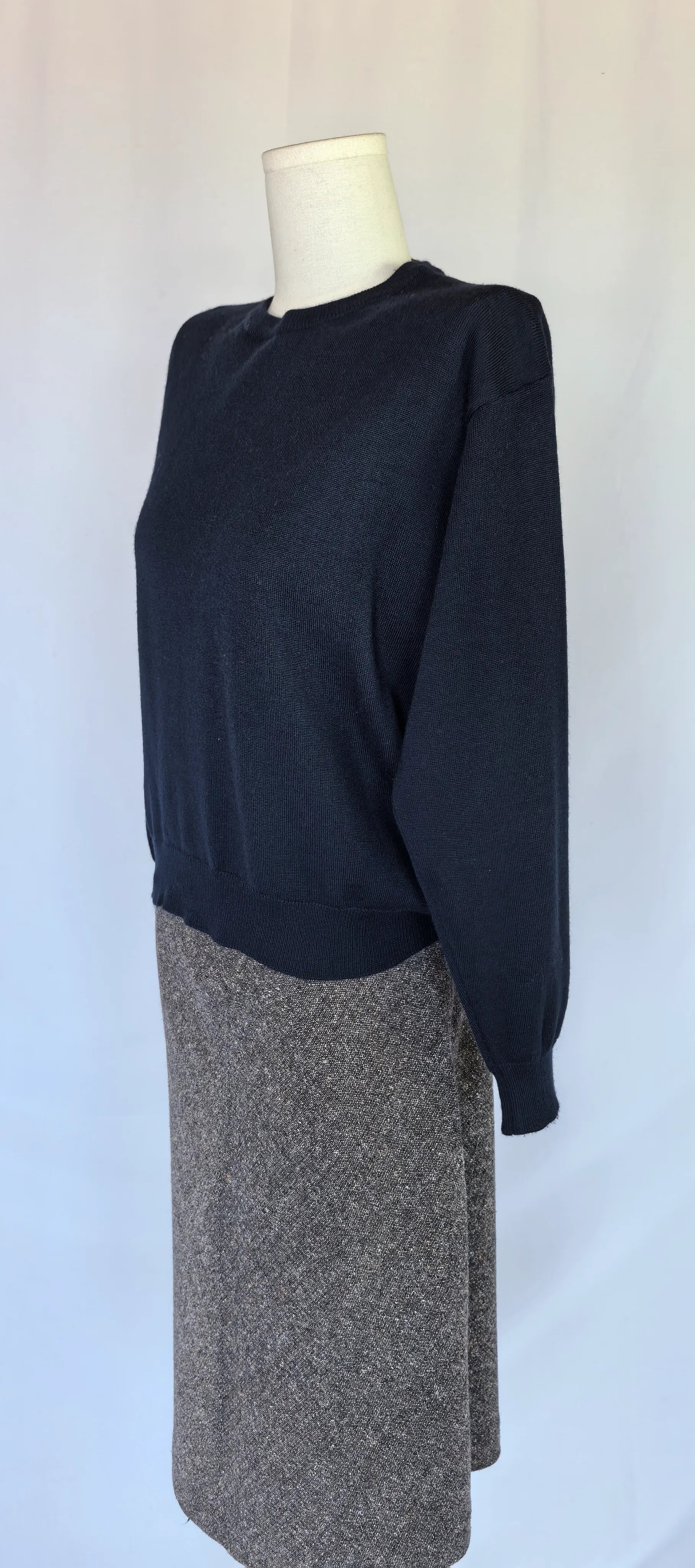 Pulover din blend de merinos fin