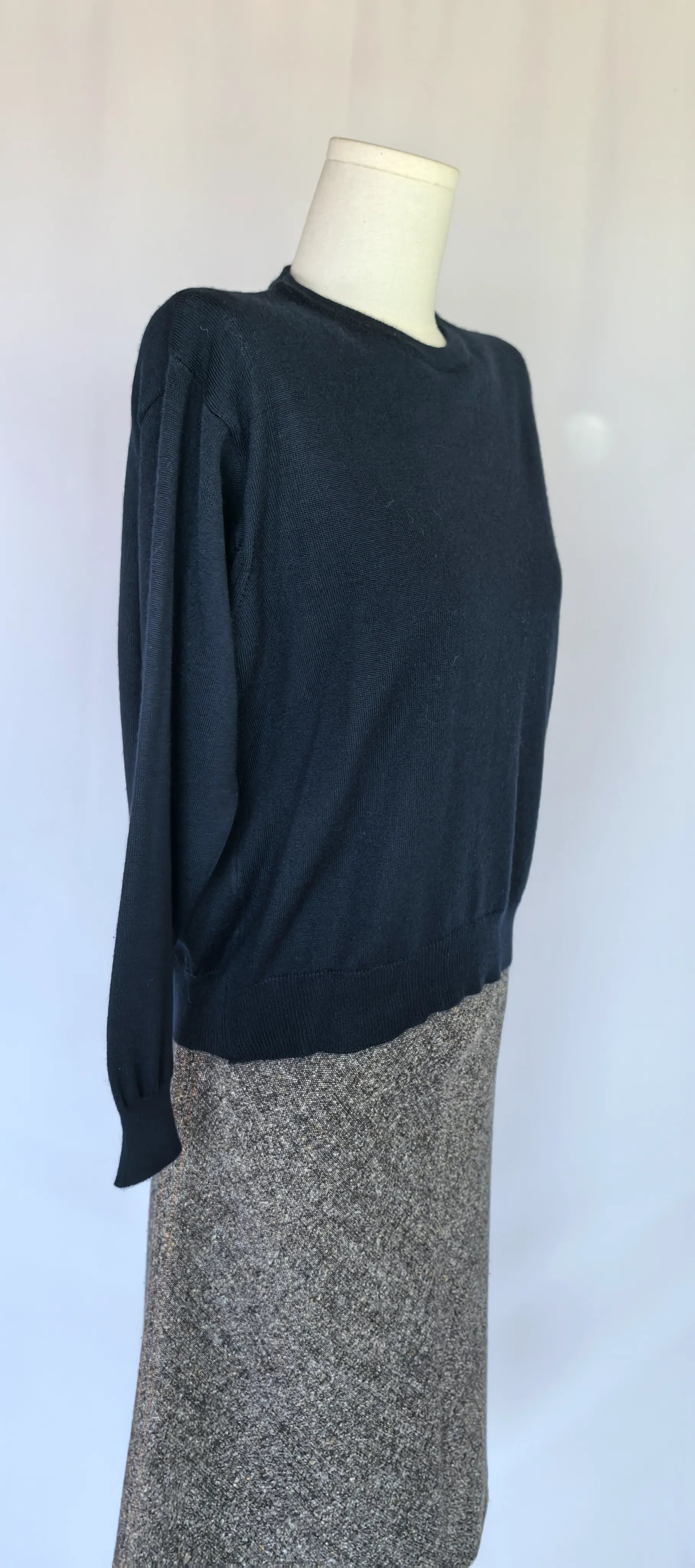 Pulover din blend de merinos fin