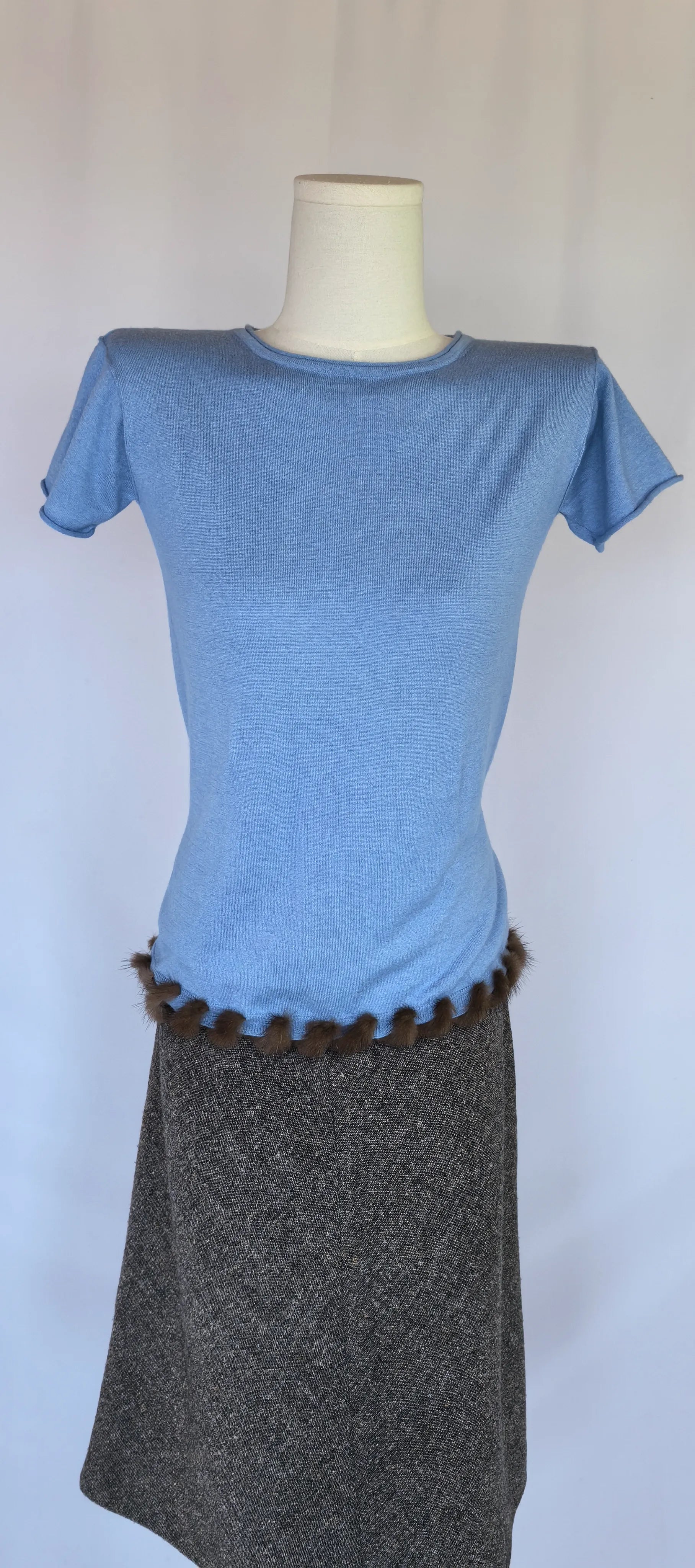 Tricou din matase si casmir - Saldarini