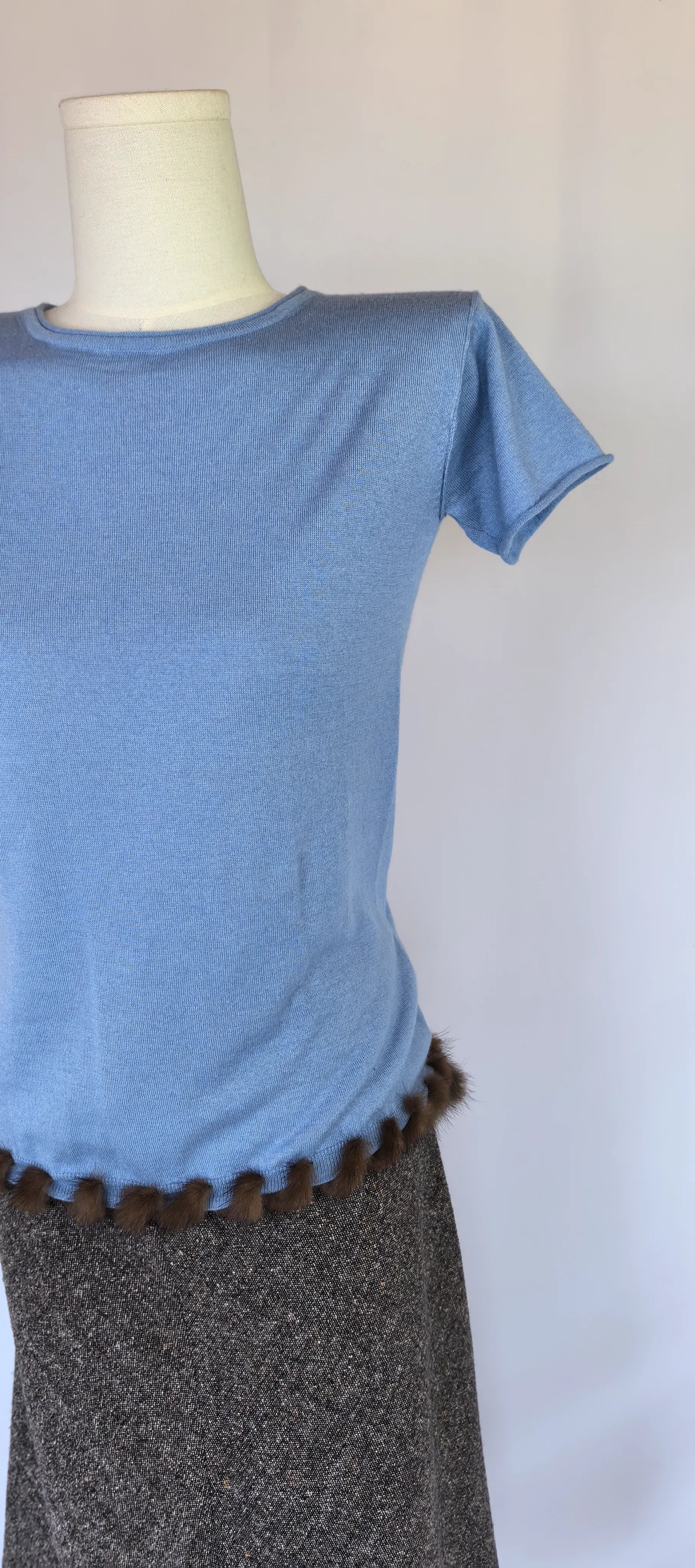 Tricou din matase si casmir - Saldarini