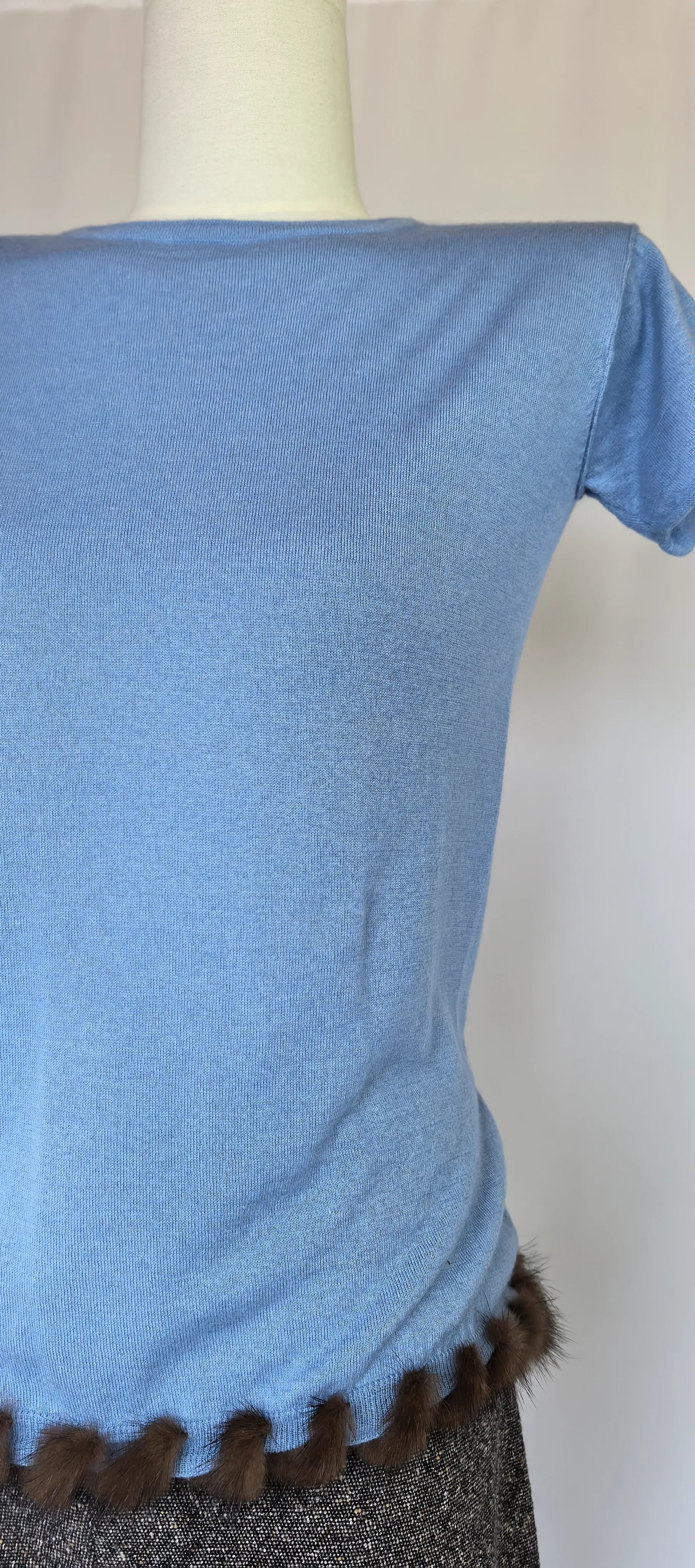 Tricou din matase si casmir - Saldarini