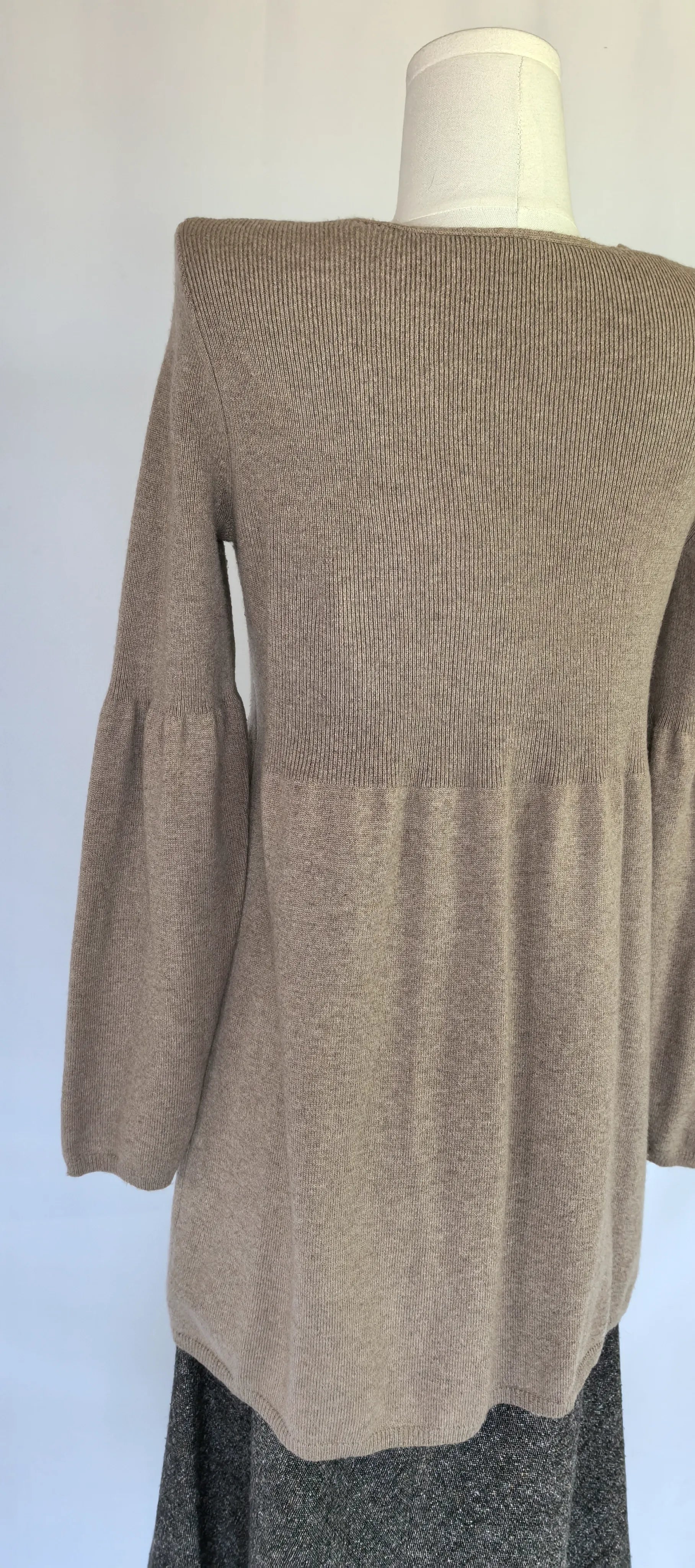 Cardigan lung din blend lana si casmir - Madeleine