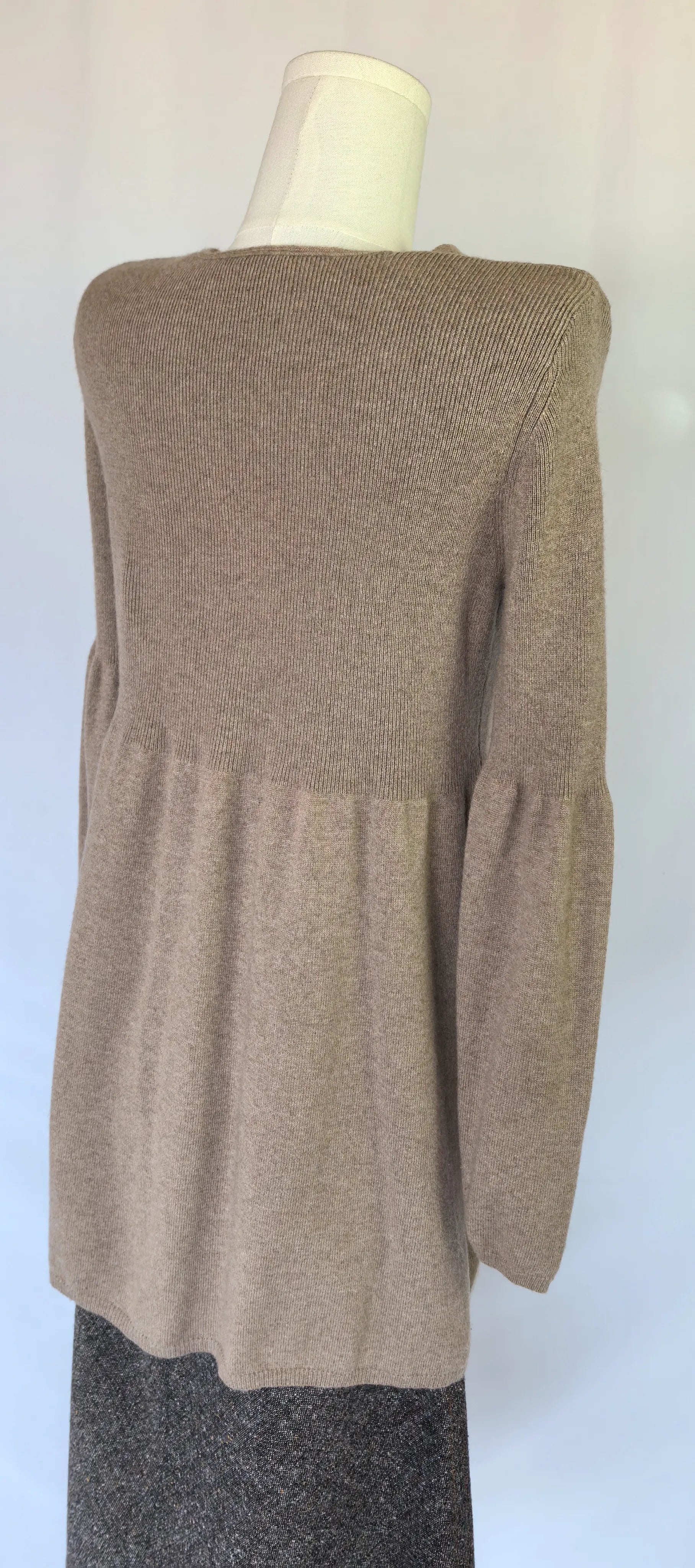 Cardigan lung din blend lana si casmir - Madeleine