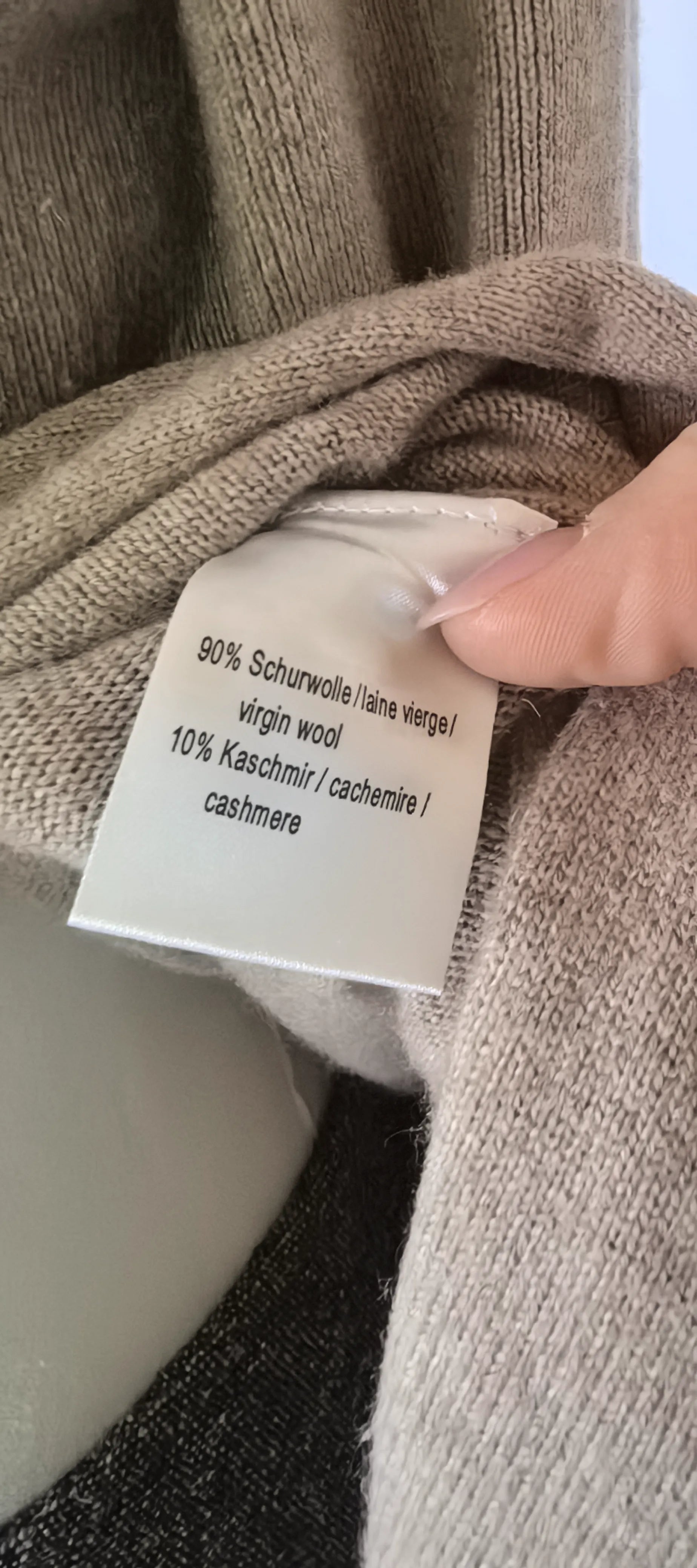 Cardigan lung din blend lana si casmir - Madeleine