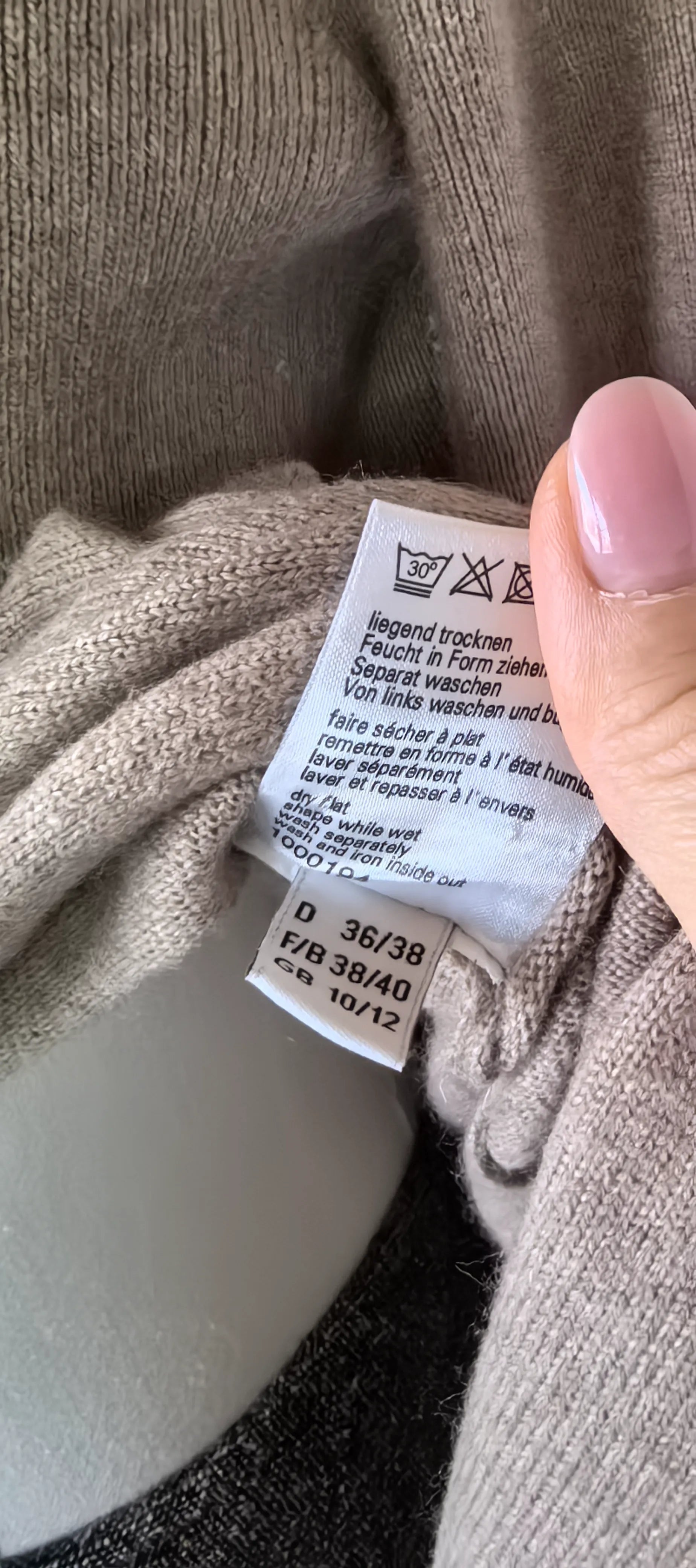 Cardigan lung din blend lana si casmir - Madeleine