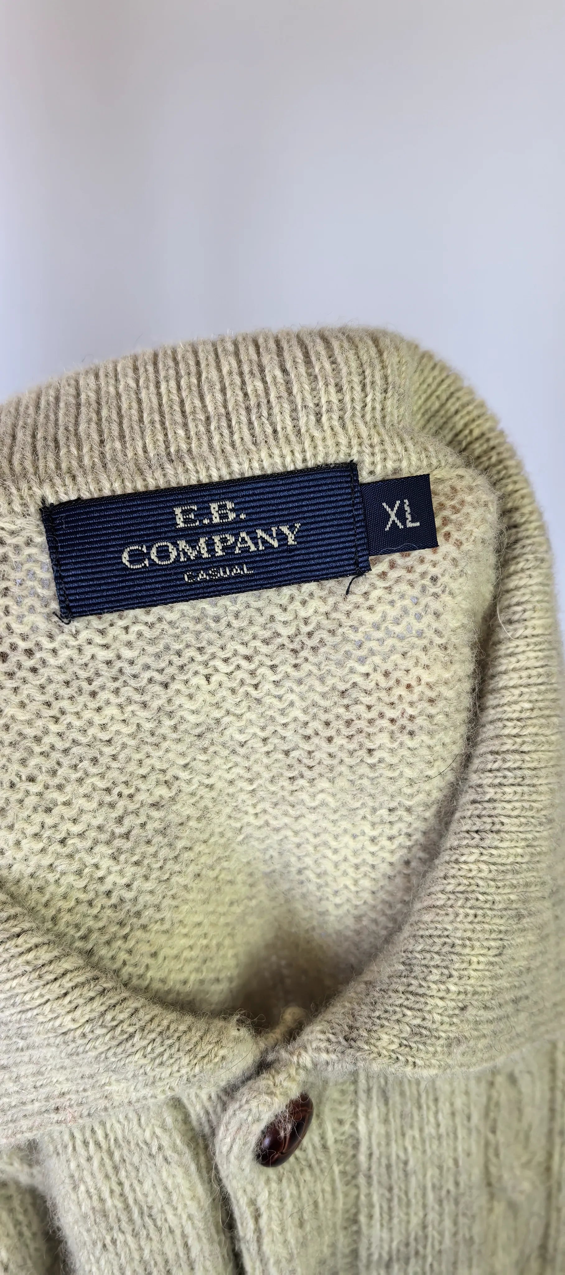 Pulover polo din lana - E.B. Company