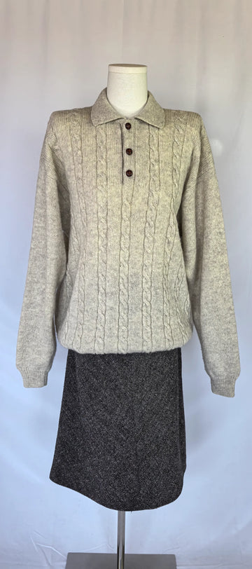 Pulover polo din lana - E.B. Company