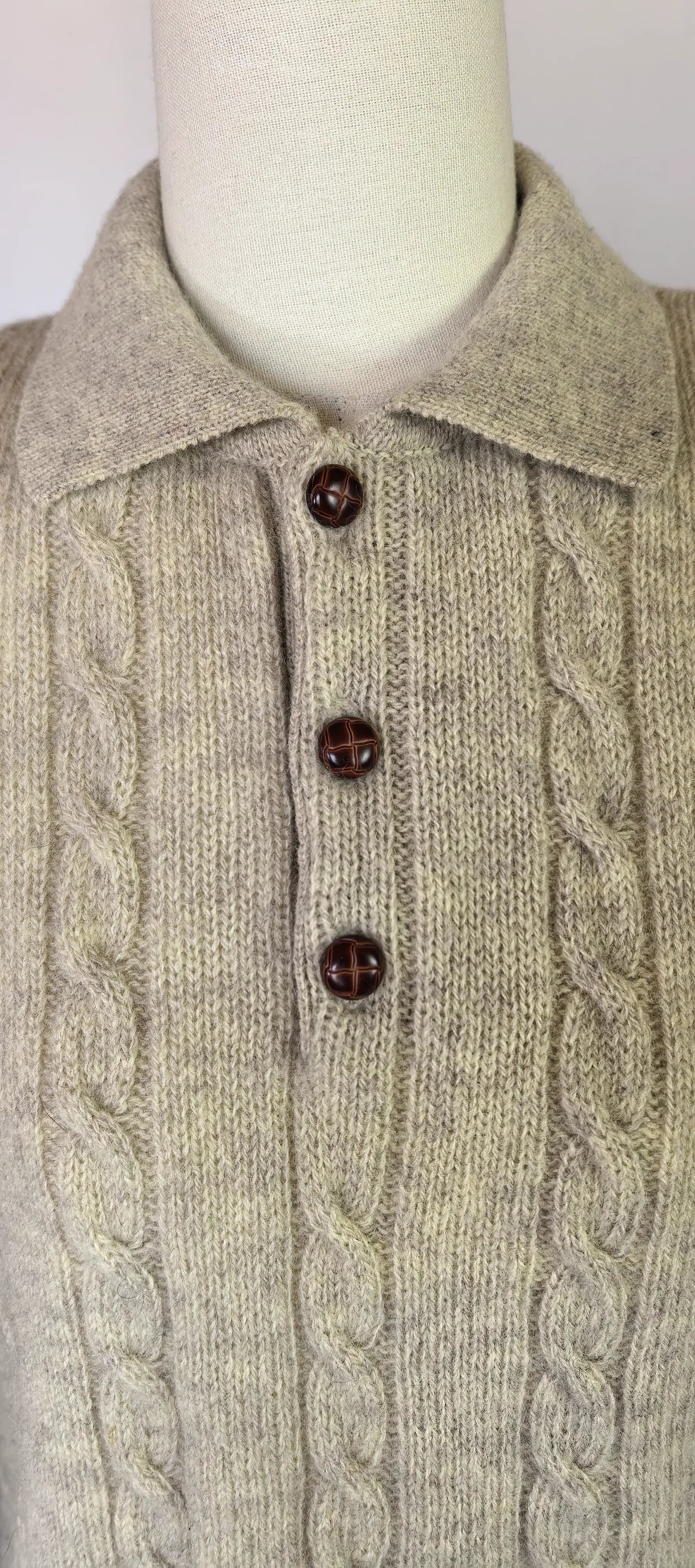 Pulover polo din lana - E.B. Company