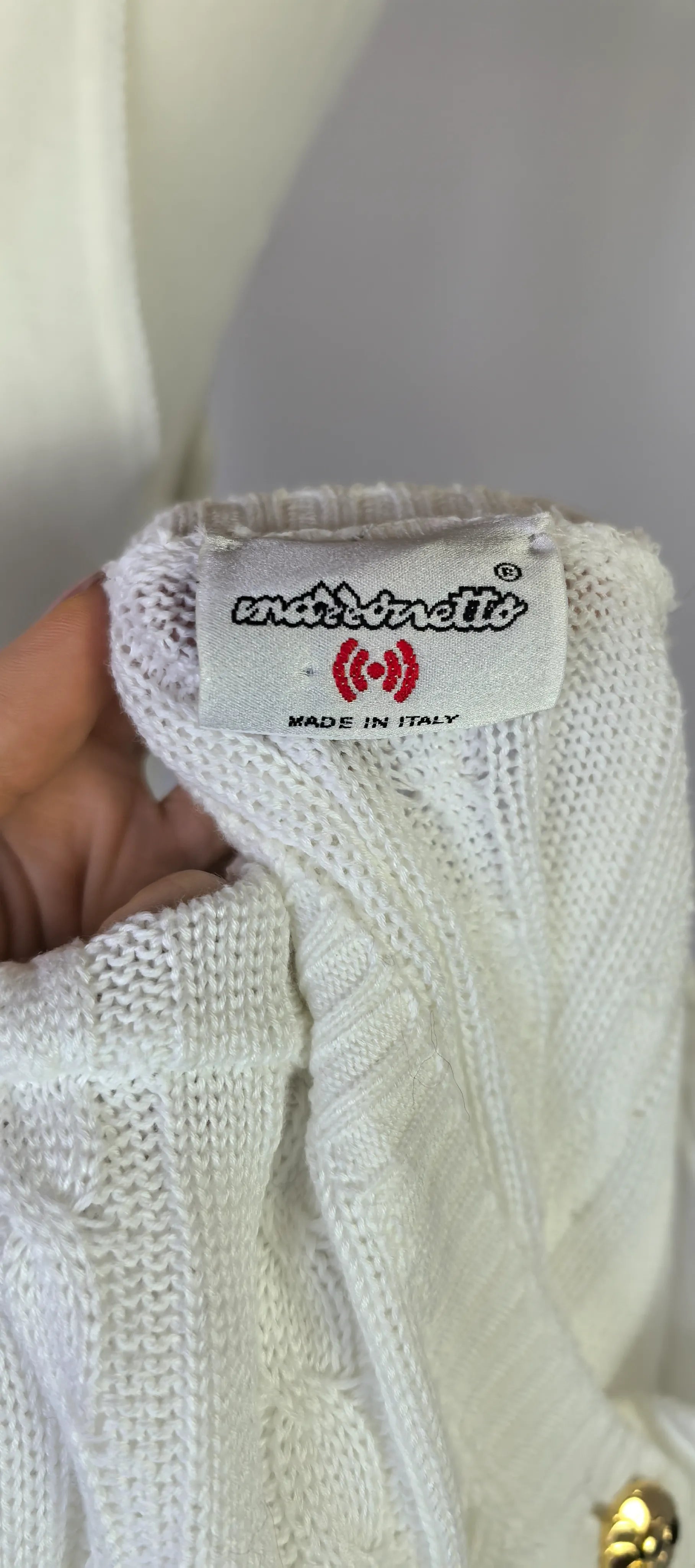 Cardigan din bumbac cu torsade