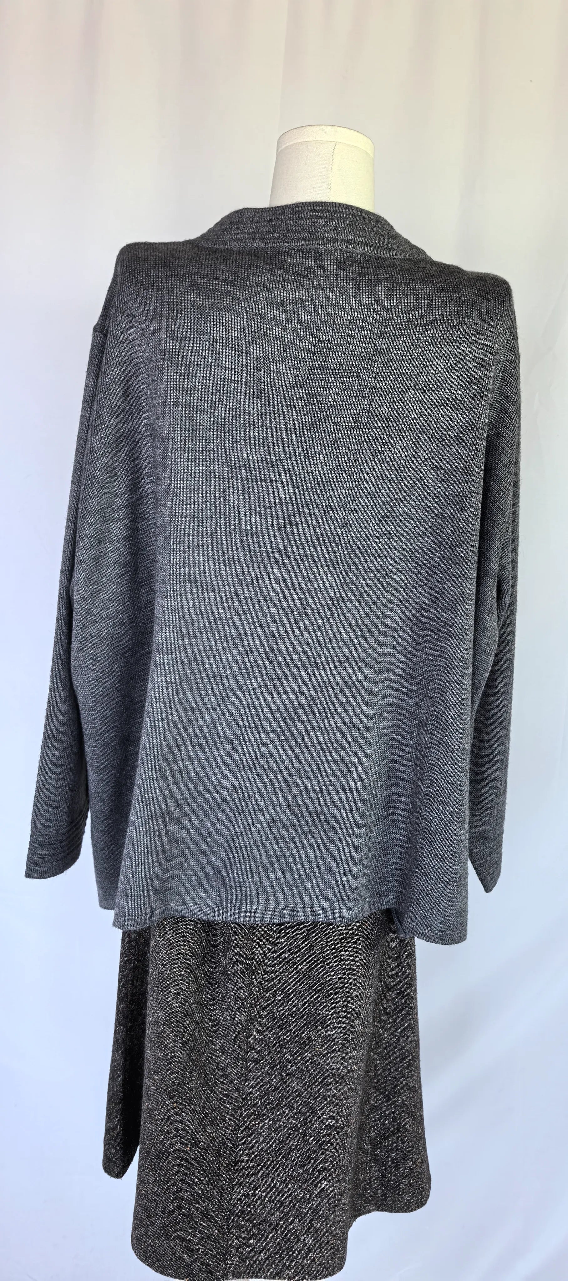 Cardigan din blend de lana