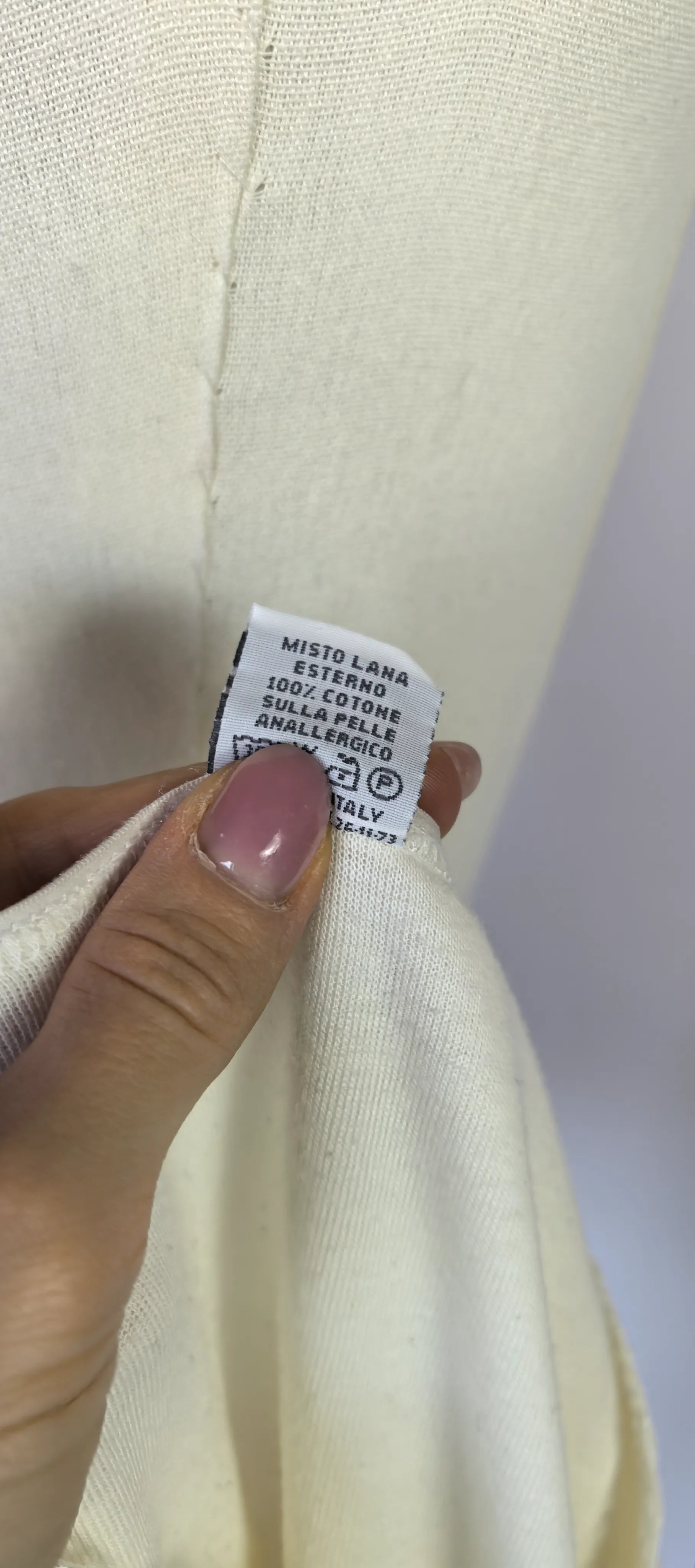 Tricou prim strat din lana si bumbac