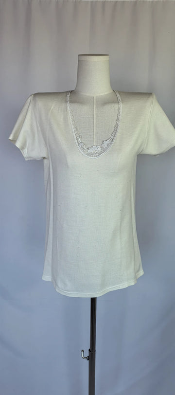 Tricou prim strat din lana si bumbac