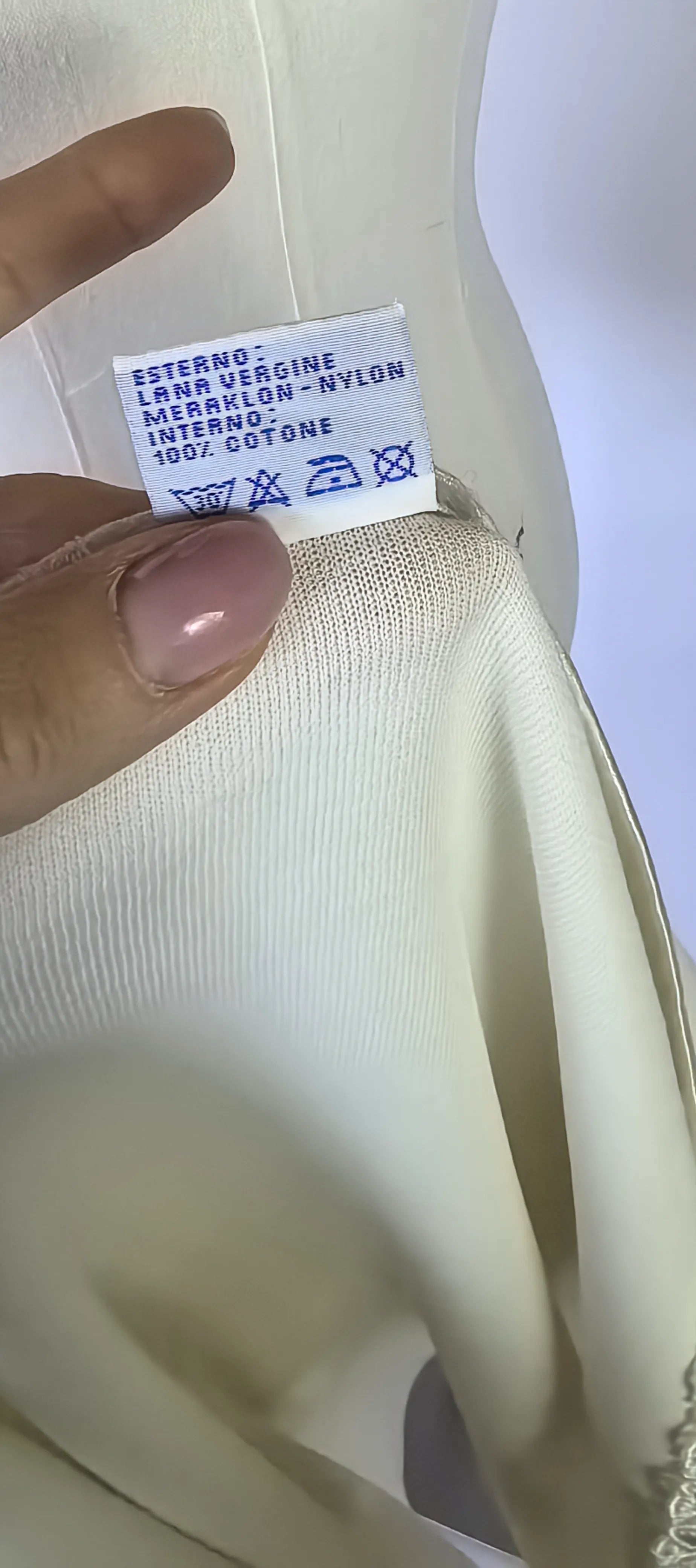 Tricou prim strat din lana si bumbac