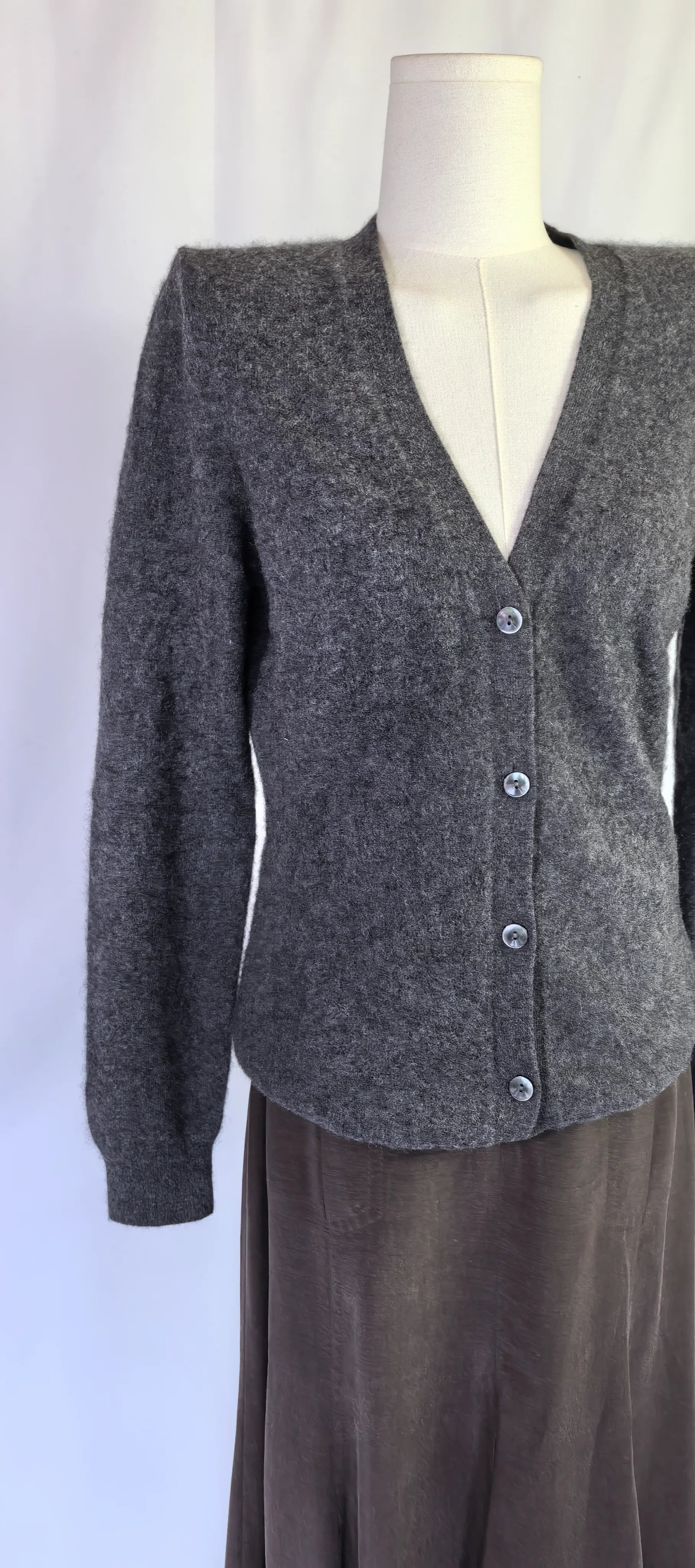 Pulover din casmir pufos -Uniqlo