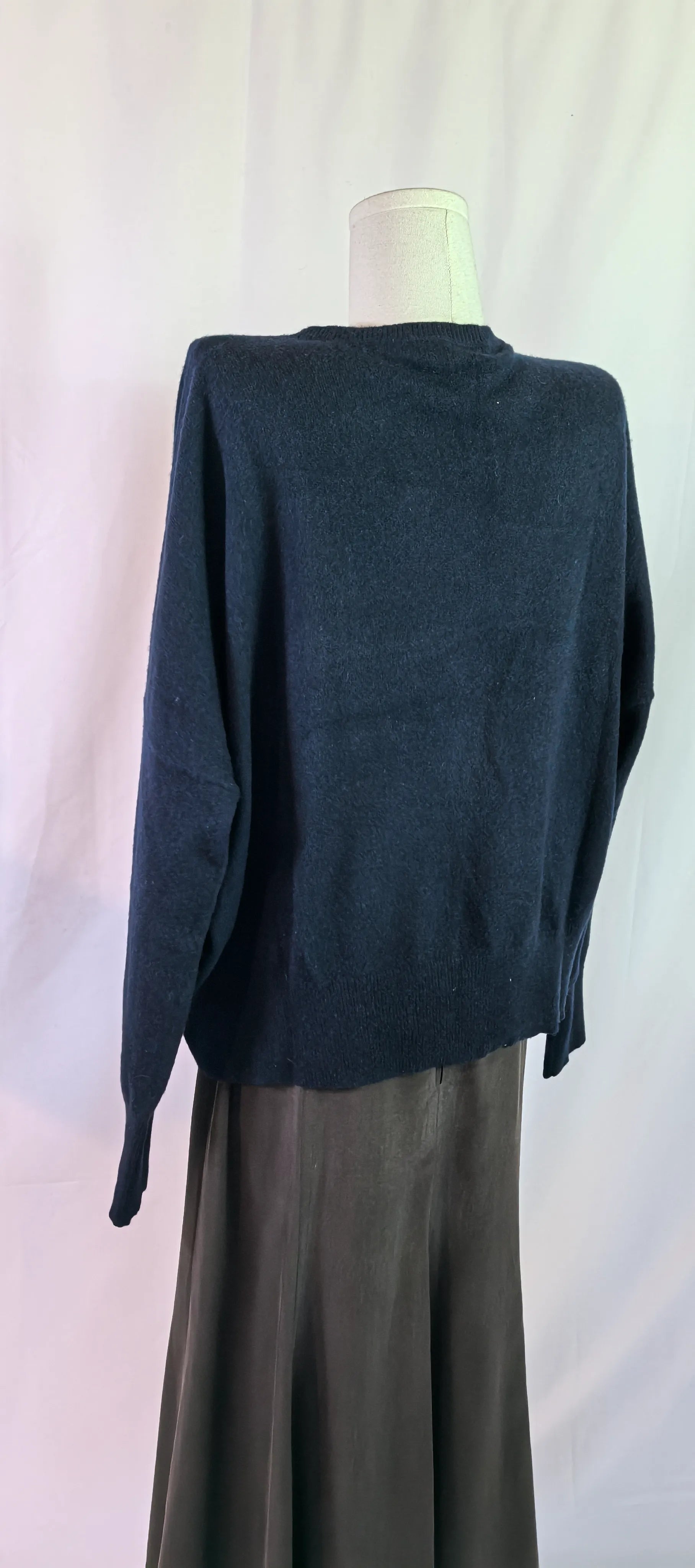 Pulover din casmir cu maneci fluture - Nill Lotan