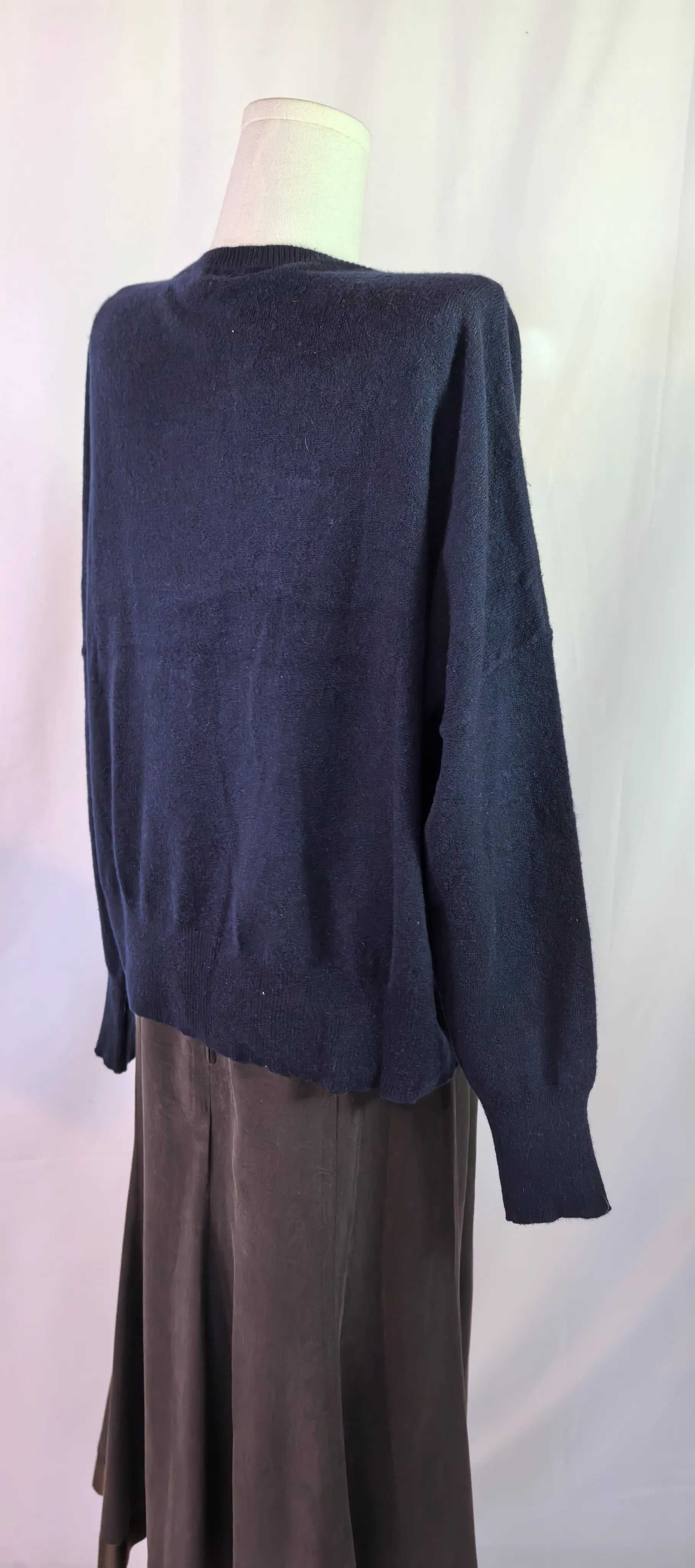 Pulover din casmir cu maneci fluture - Nill Lotan