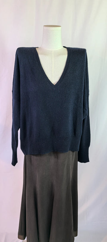 Pulover din casmir cu maneci fluture - Nill Lotan