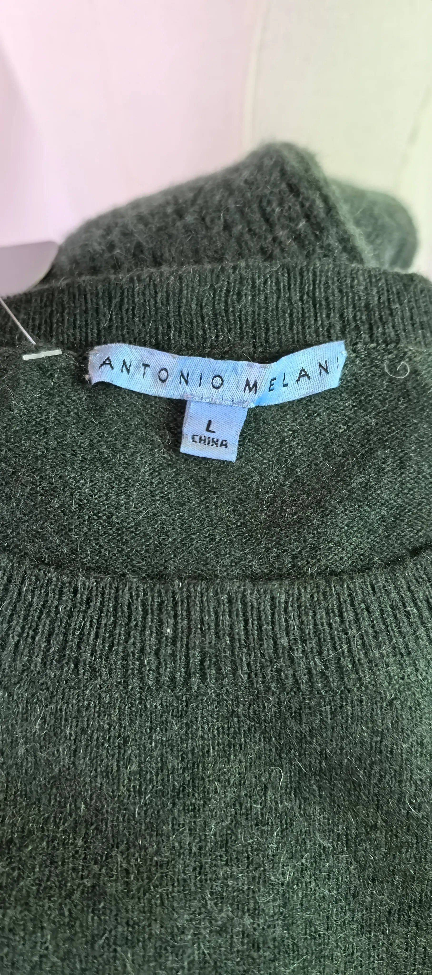 Pulover din casmir cu maneci clopot - Antonio Melani