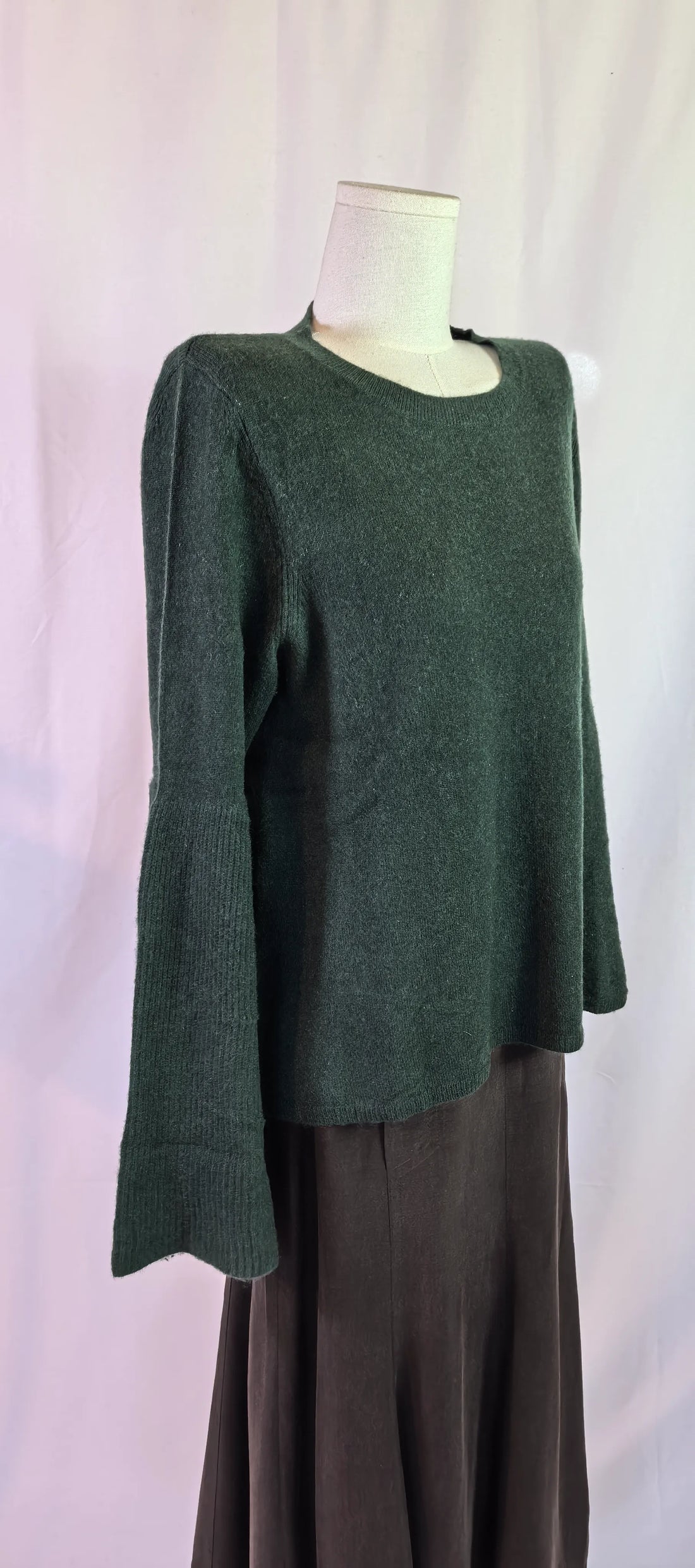 Pulover din casmir cu maneci clopot - Antonio Melani